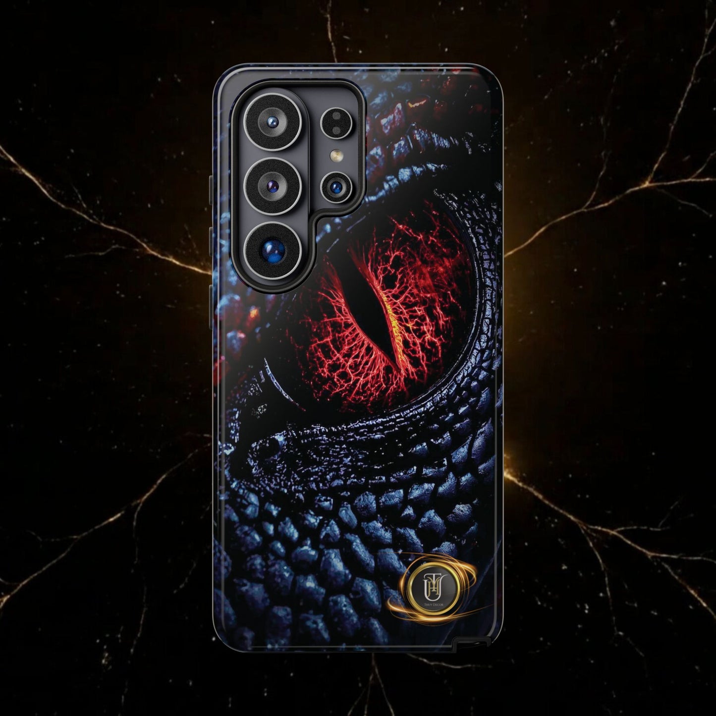 Evil Dragon Eye Phone Case — 'It Looks at You' Protective Cover