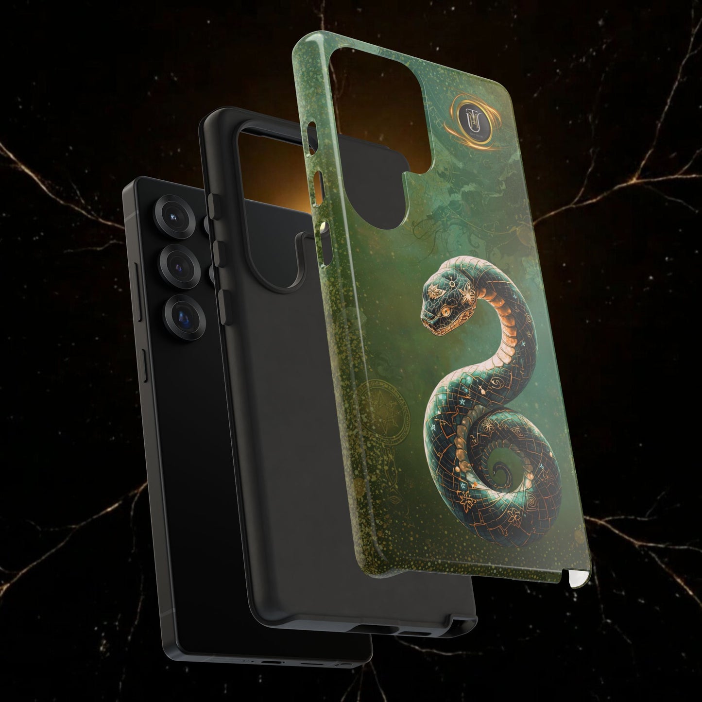 Lunar Snake Phone Case — Eternity Serpent Design