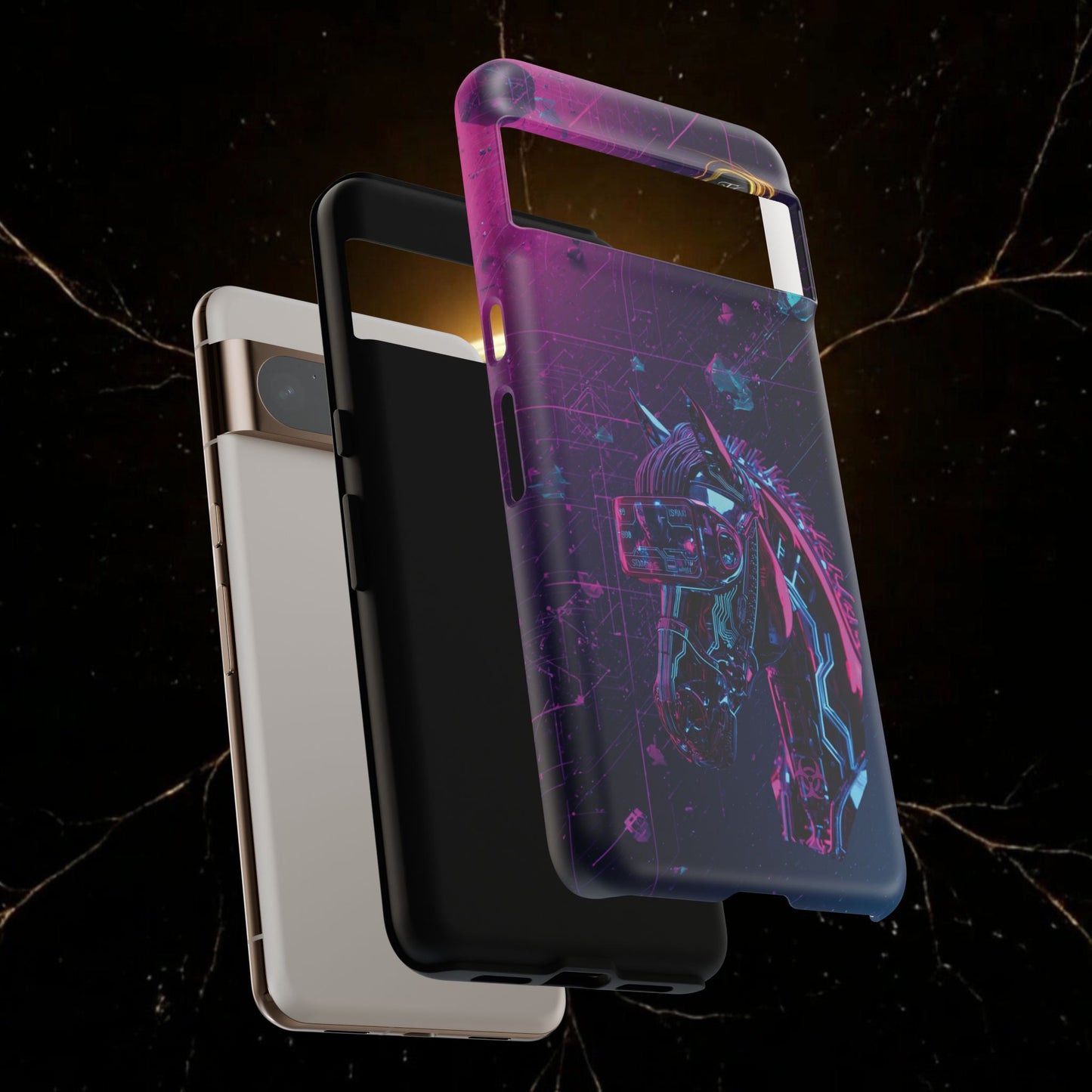 Cyber Lunar Horse Tough Case — Quantum P Phone Cover