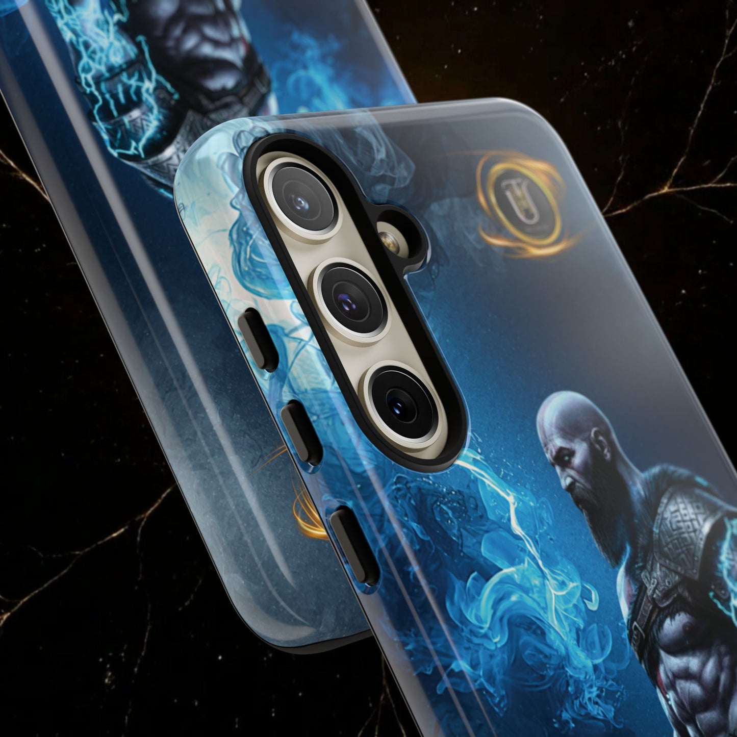 Norse Warrior Phone Case — Viking Shield & Helmet Tough Cover