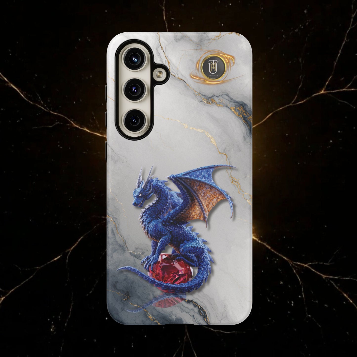 Lapis Dragon Gem Guardian Phone Case