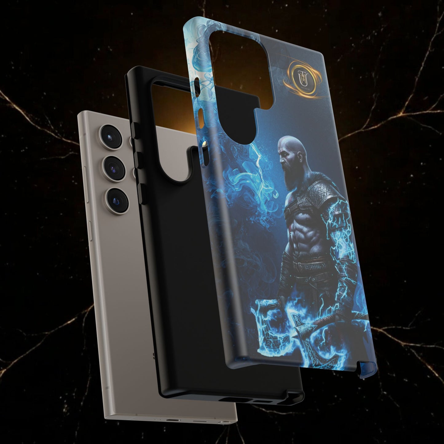 Norse Warrior Phone Case — Viking Shield & Helmet Tough Cover