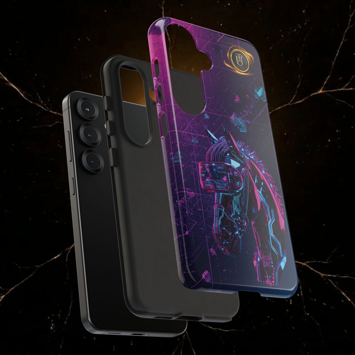 Cyber Lunar Horse Tough Case — Quantum P Phone Cover
