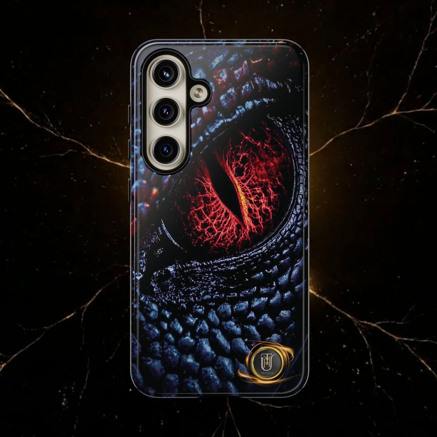 Evil Dragon Eye Phone Case — 'It Looks at You' Protective Cover