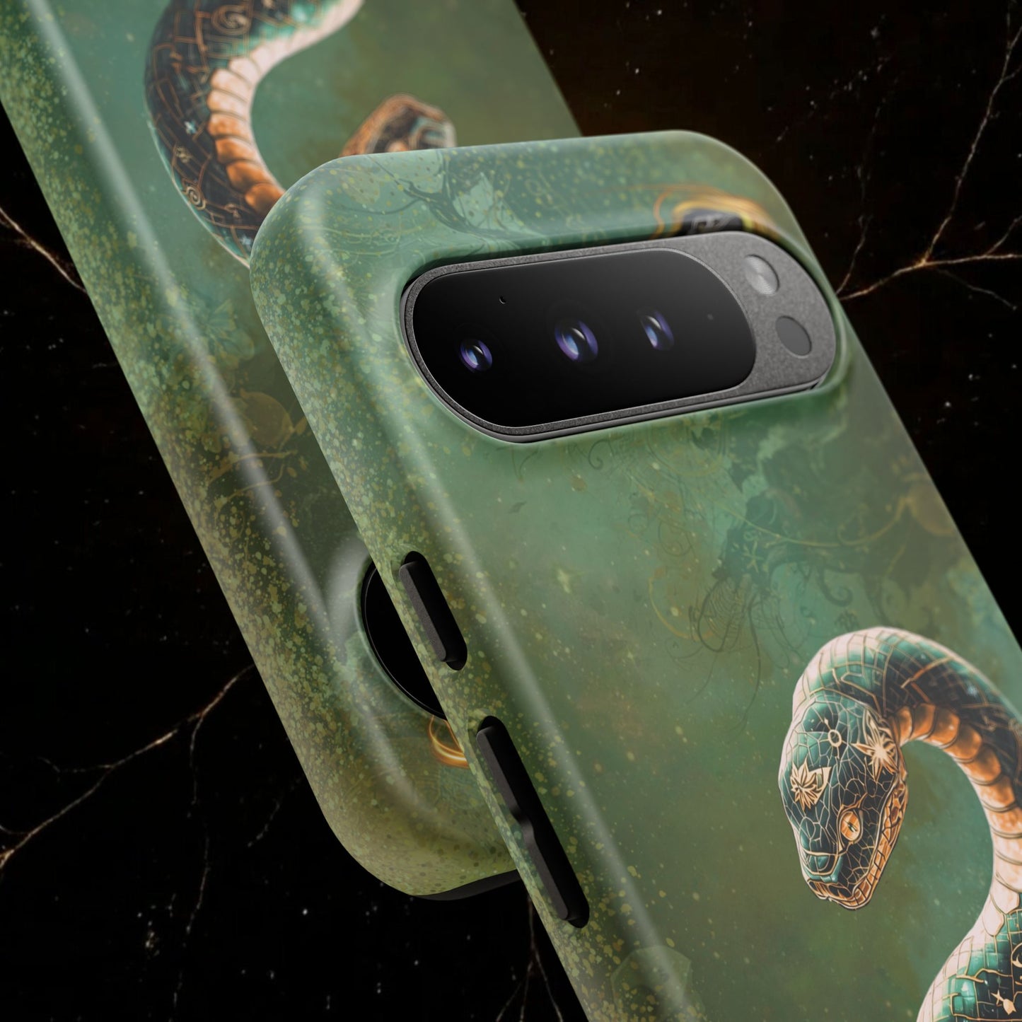 Lunar Snake Phone Case — Eternity Serpent Design