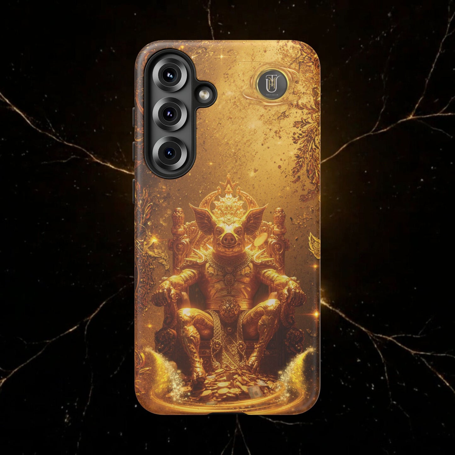 Lunar Pig Zodiac Phone Case — Fortune Totem for Wealth & Protection