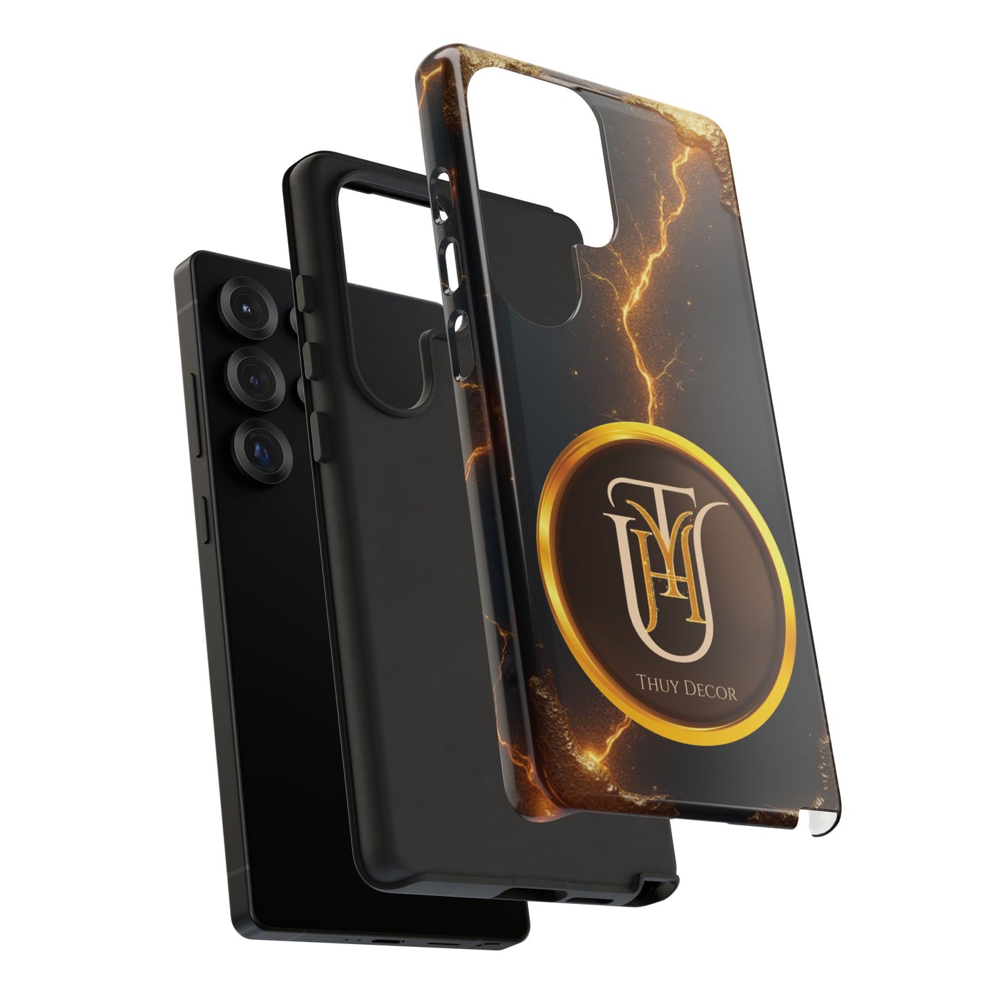 Black & Gold Luxurious Thuy Decor Brand Cover Phone Case