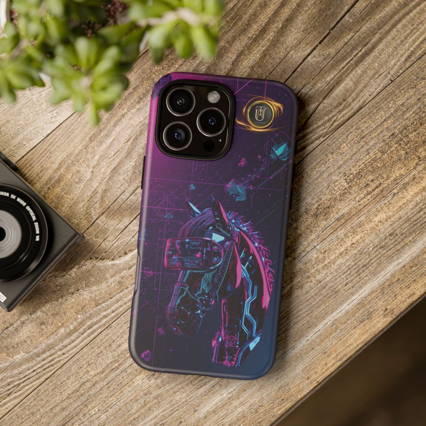 Cyber Lunar Horse Tough Case — Quantum P Phone Cover