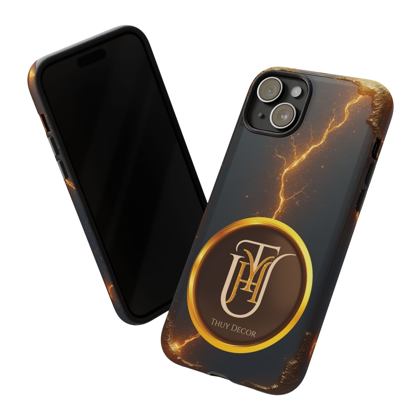 Black & Gold Luxurious Thuy Decor Brand Cover Phone Case