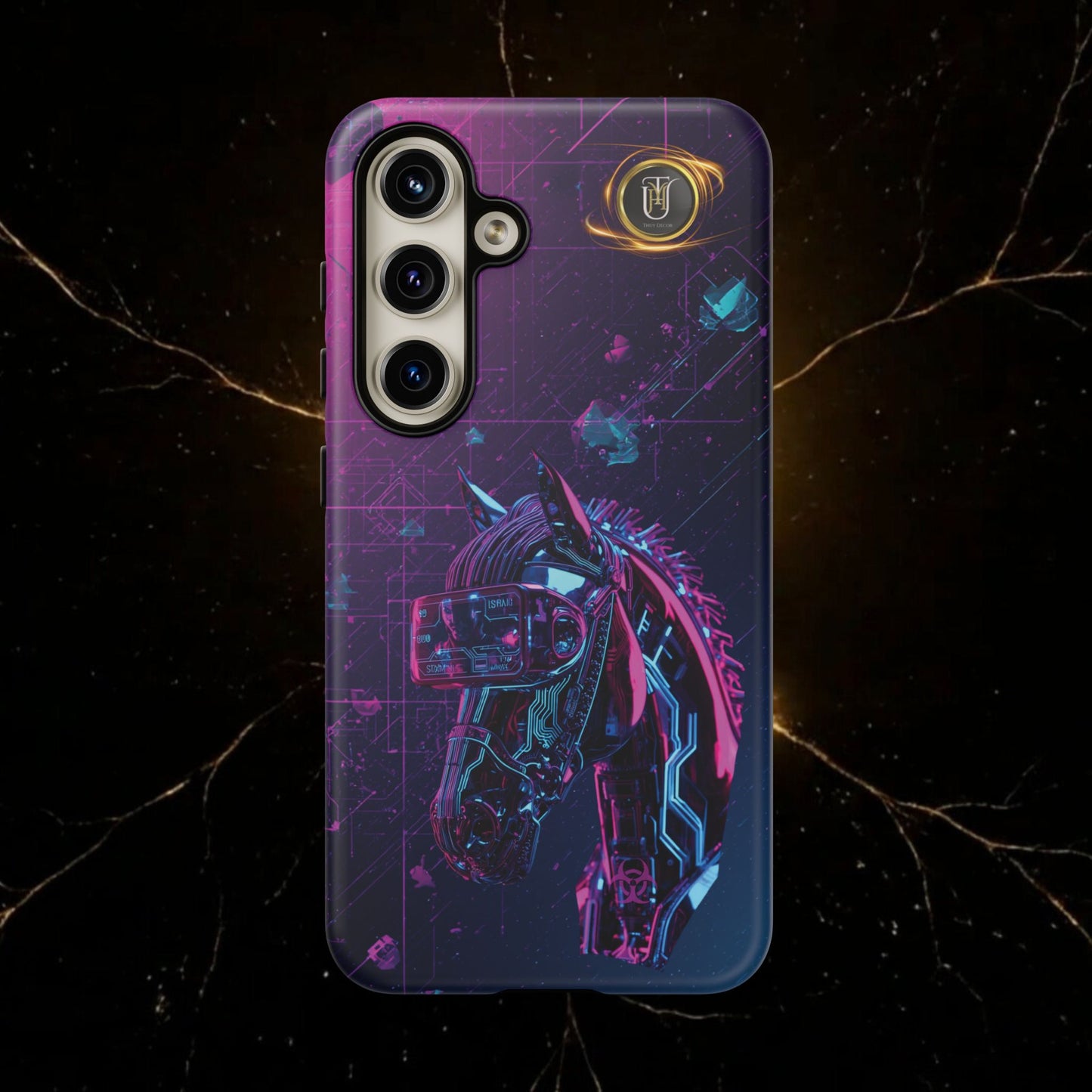 Cyber Lunar Horse Tough Case — Quantum P Phone Cover