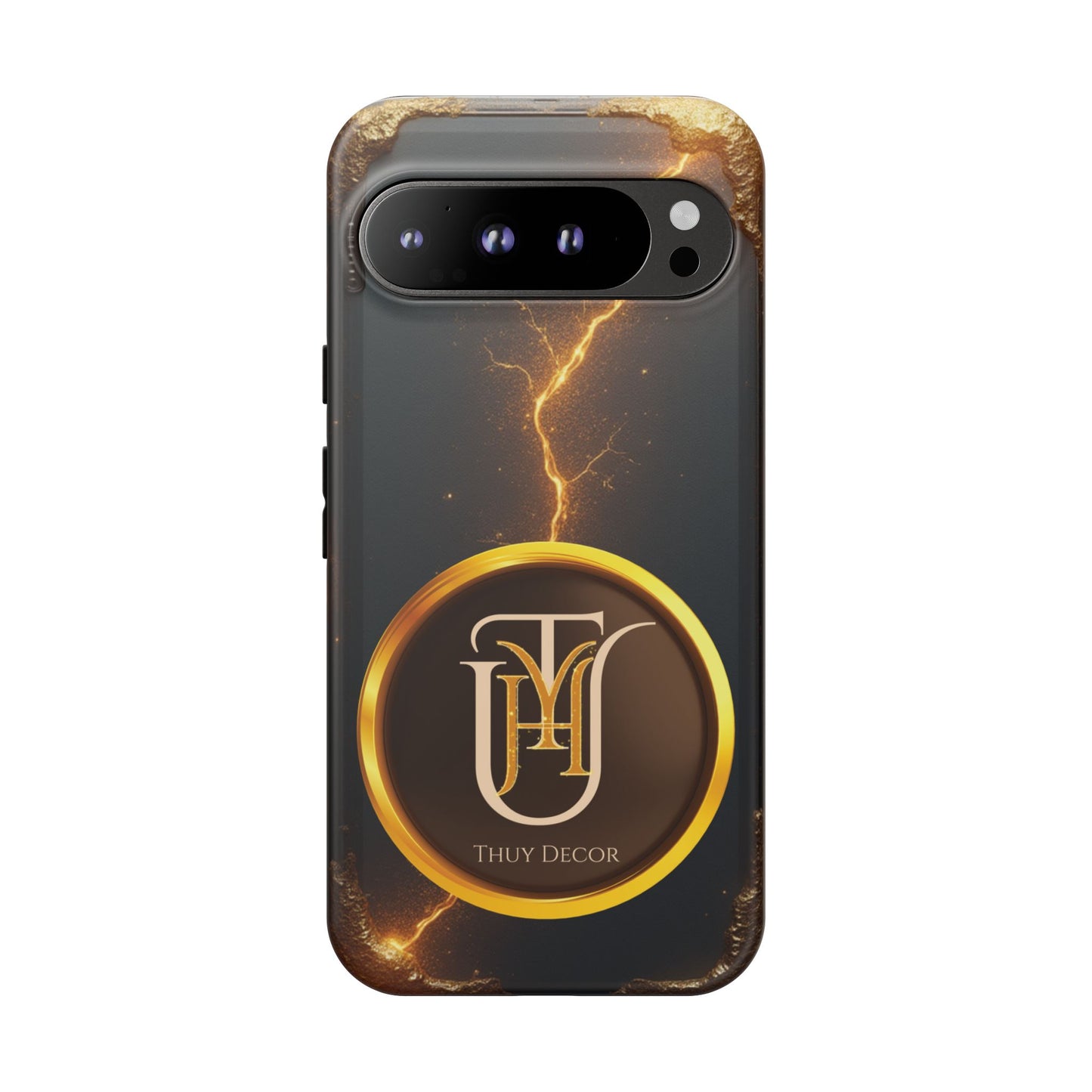 Black & Gold Luxurious Thuy Decor Brand Cover Phone Case