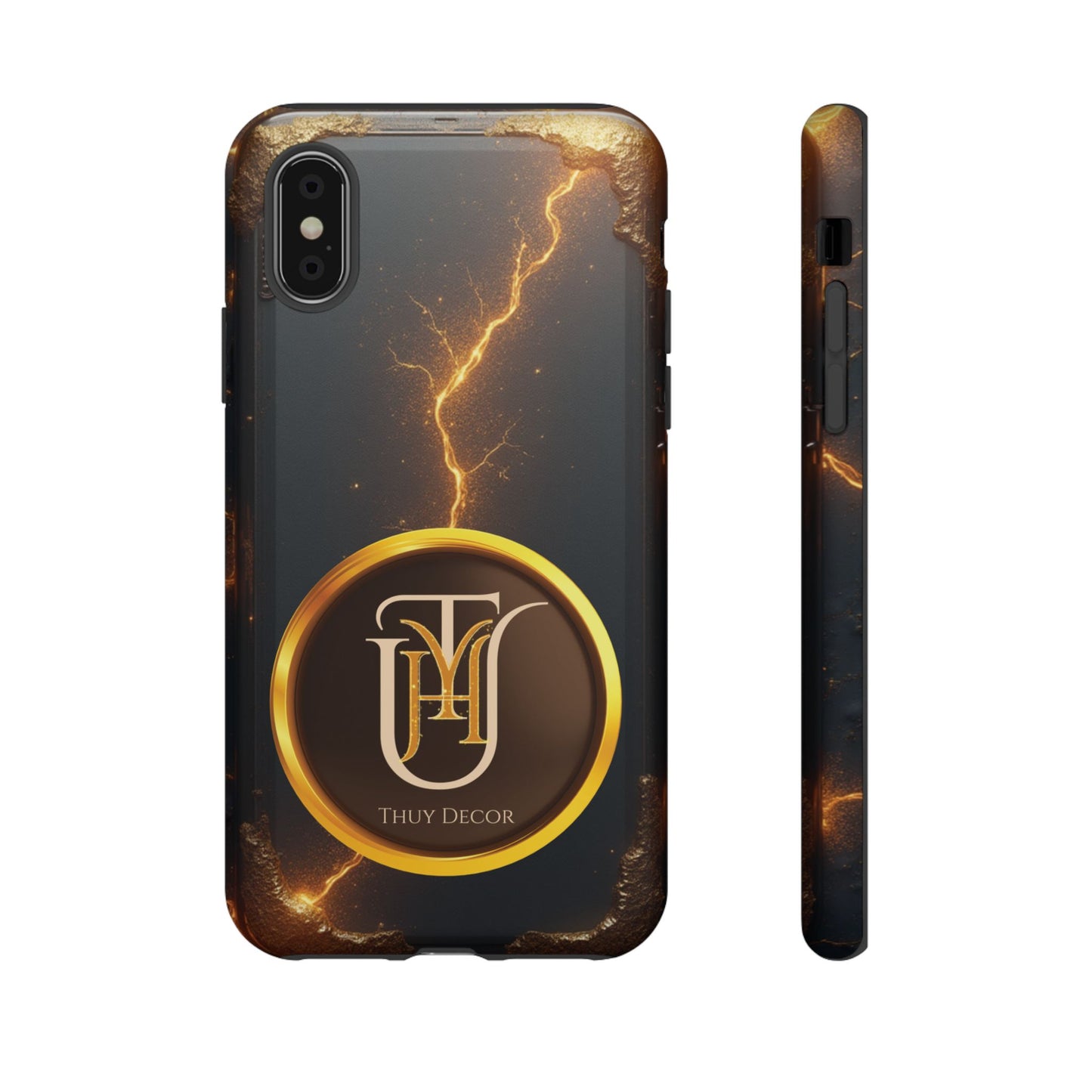 Black & Gold Luxurious Thuy Decor Brand Cover Phone Case