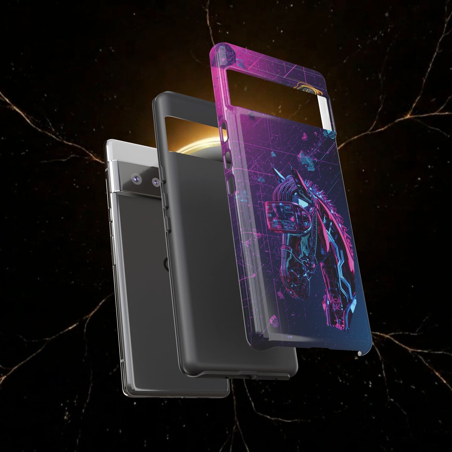 Cyber Lunar Horse Tough Case — Quantum P Phone Cover