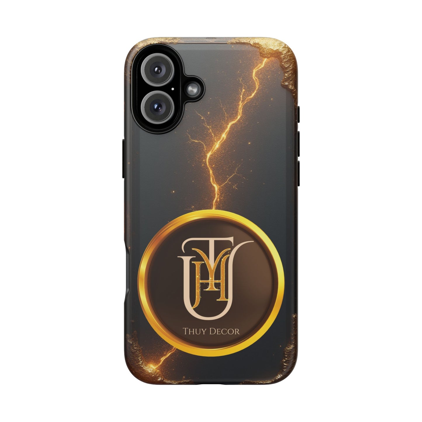Black & Gold Luxurious Thuy Decor Brand Cover Phone Case
