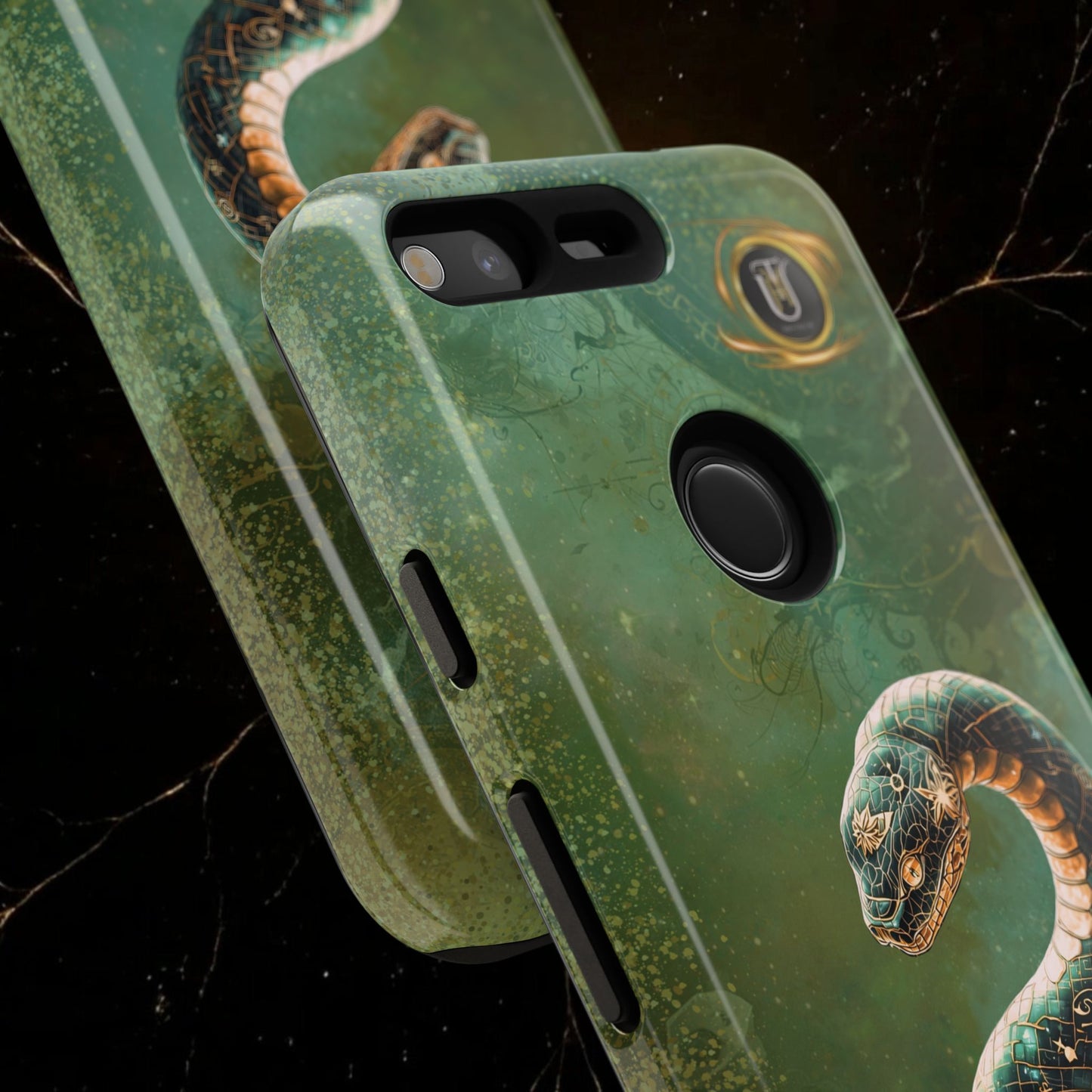 Lunar Snake Phone Case — Eternity Serpent Design