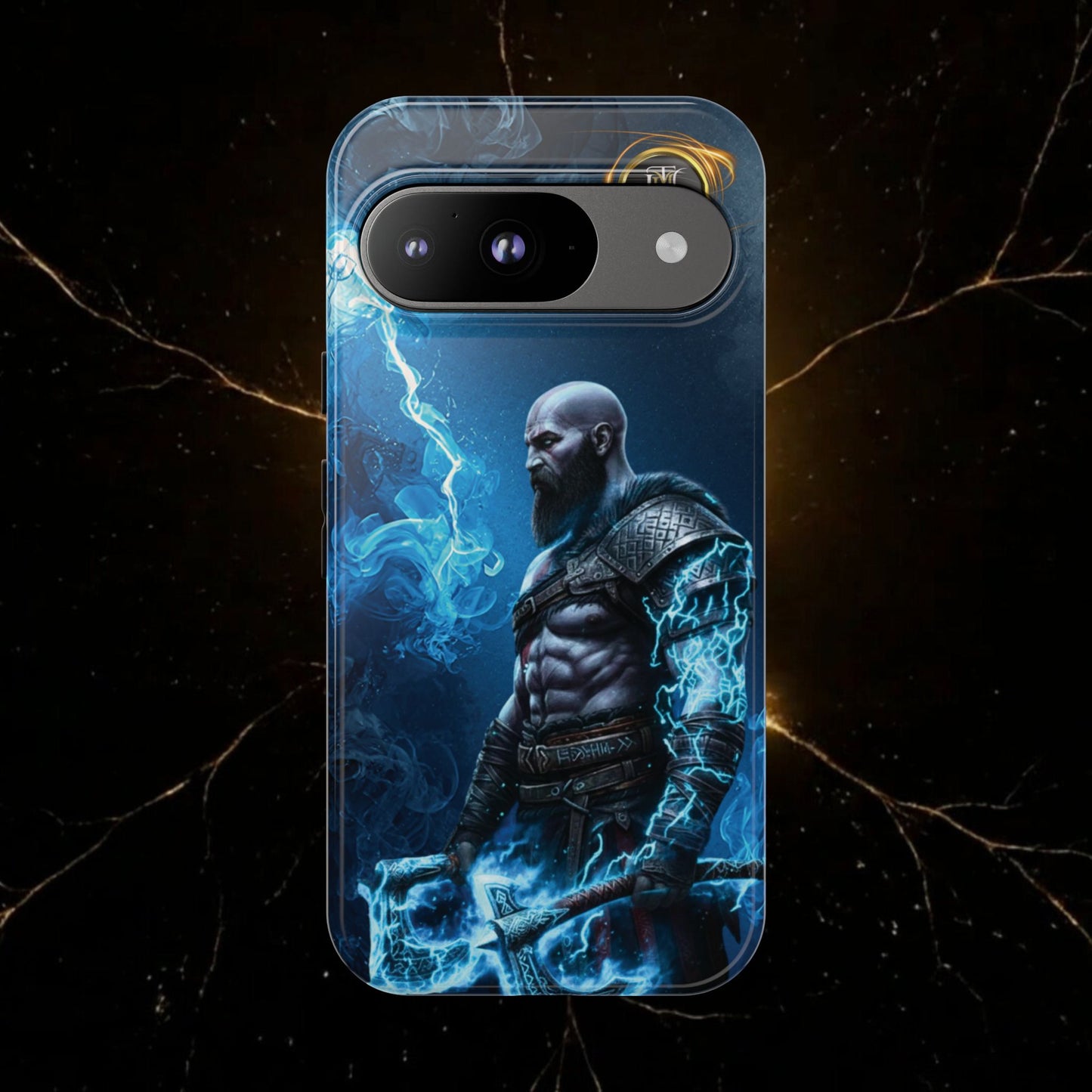 Norse Warrior Phone Case — Viking Shield & Helmet Tough Cover