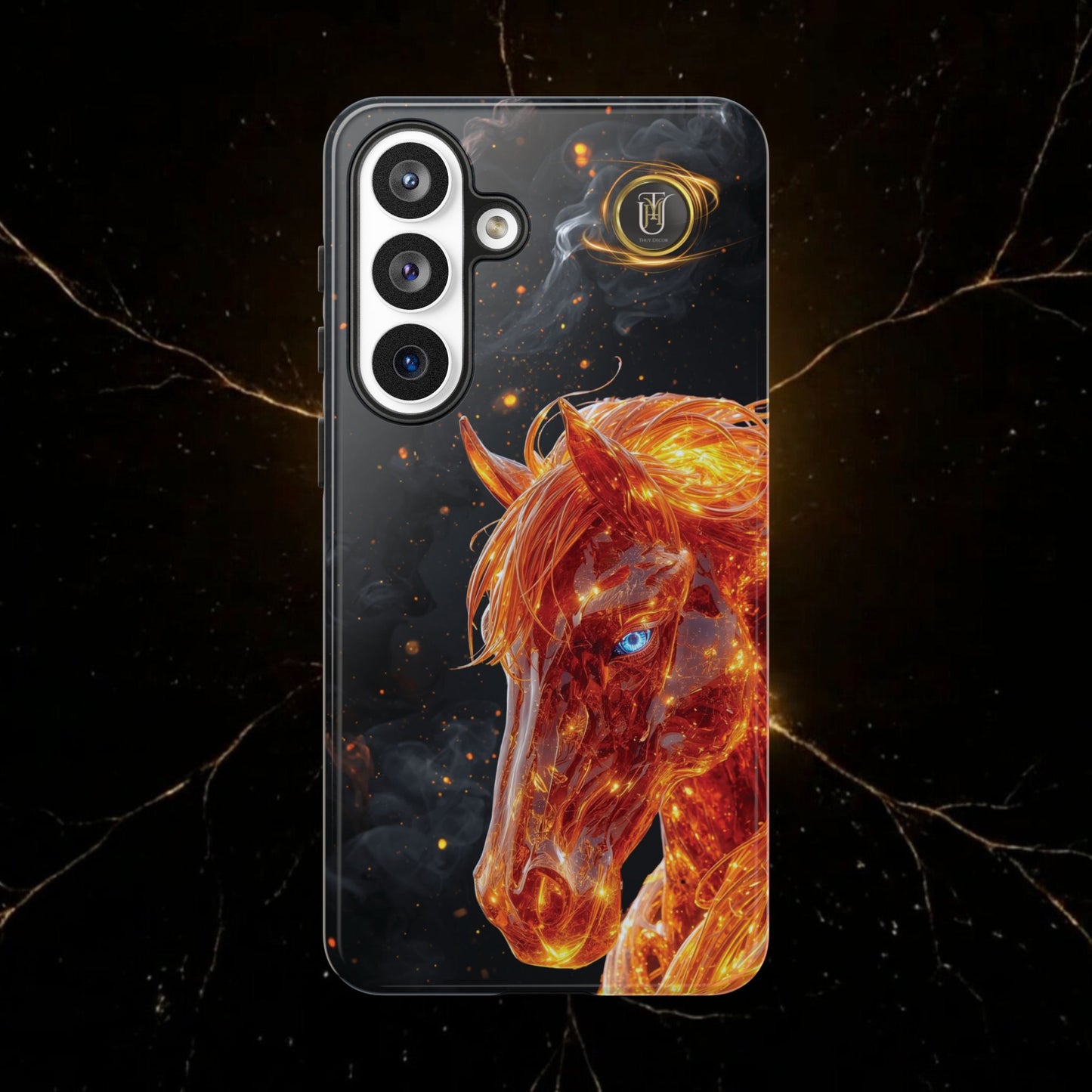 Lunar Horse 2026 Phone Case — Fiery Lucky Charm
