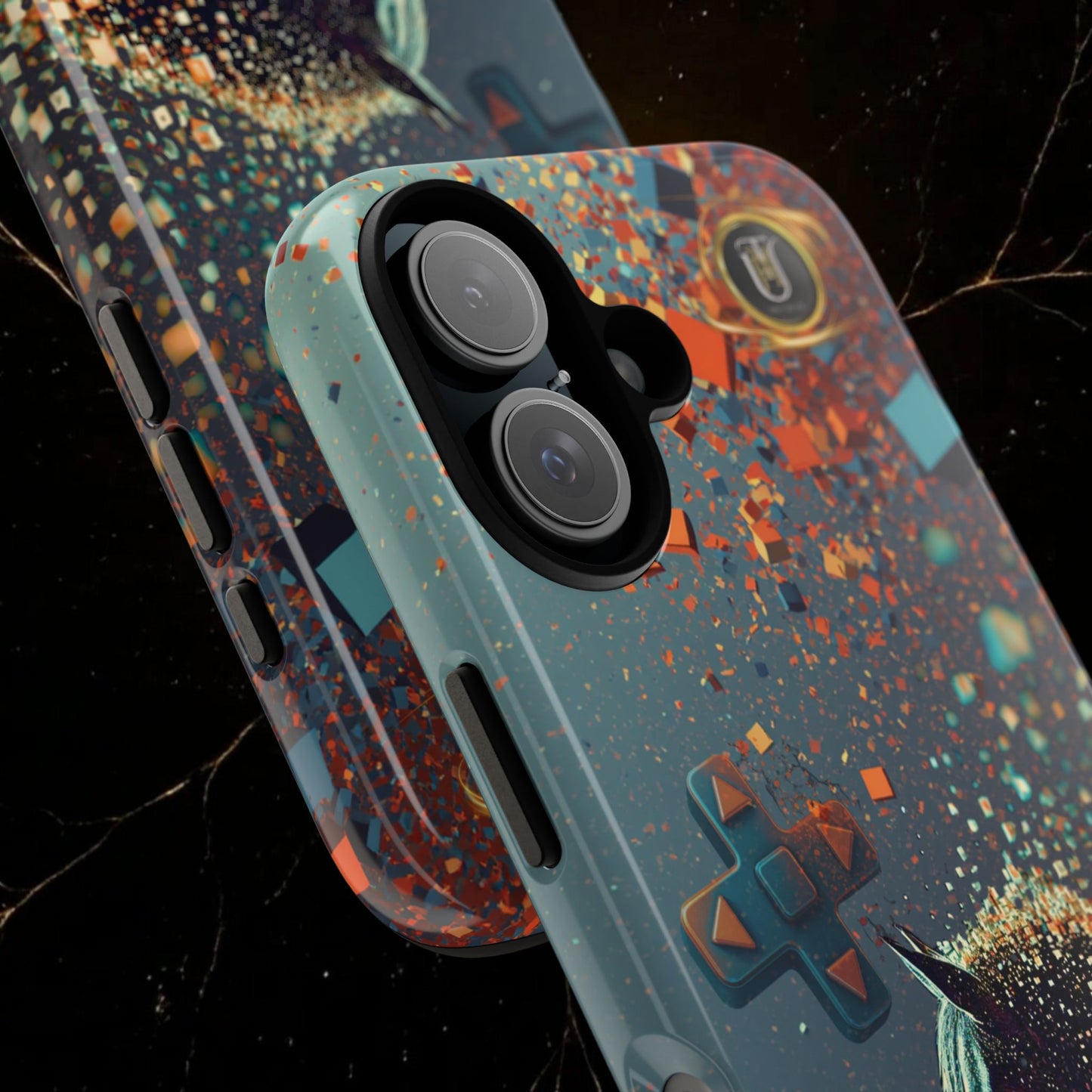 Glitched Lunar Horse Phone Case — Gamer Lucky Totem