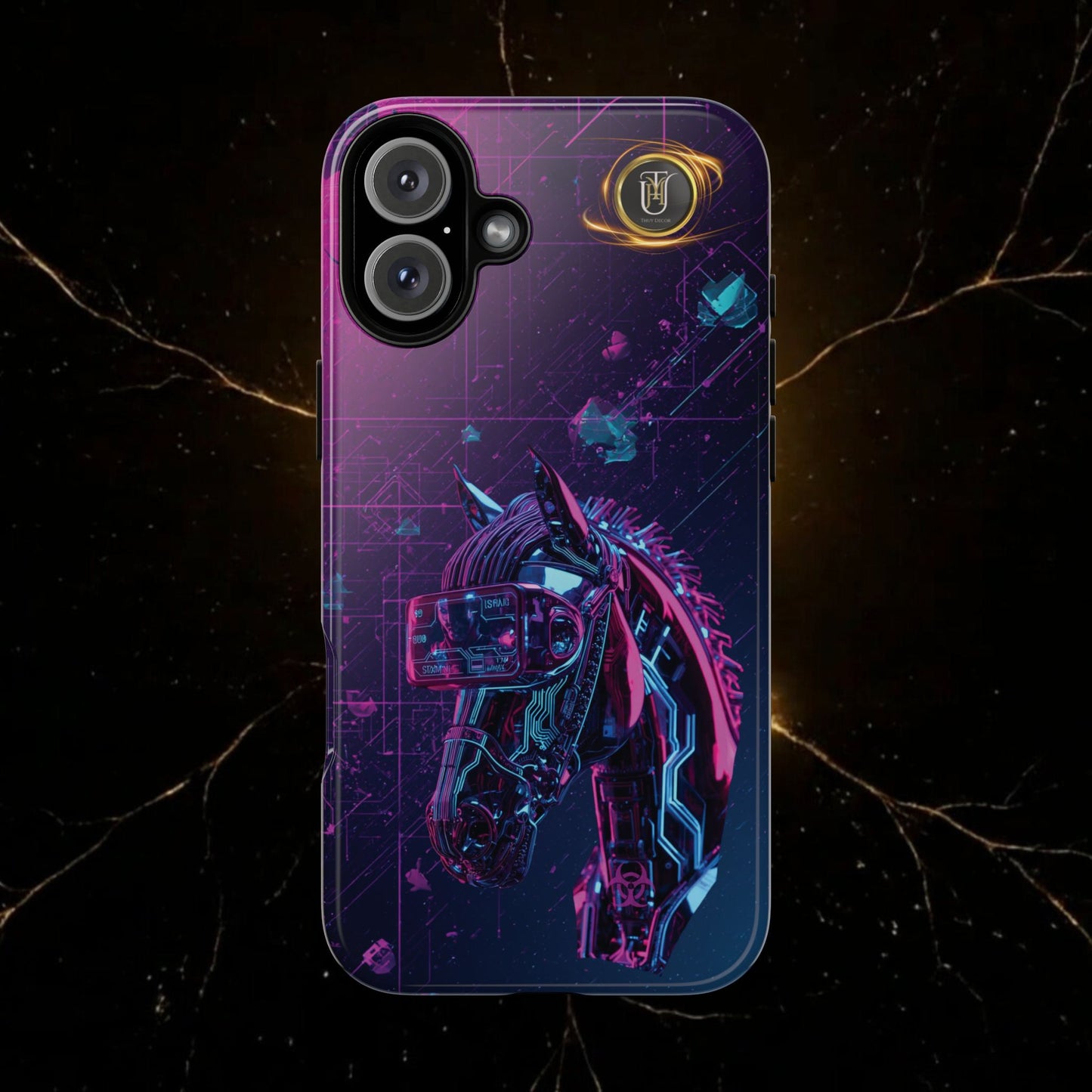 Cyber Lunar Horse Tough Case — Quantum P Phone Cover