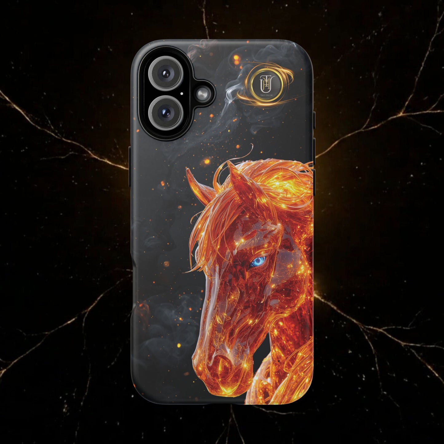 Lunar Horse 2026 Phone Case — Fiery Lucky Charm