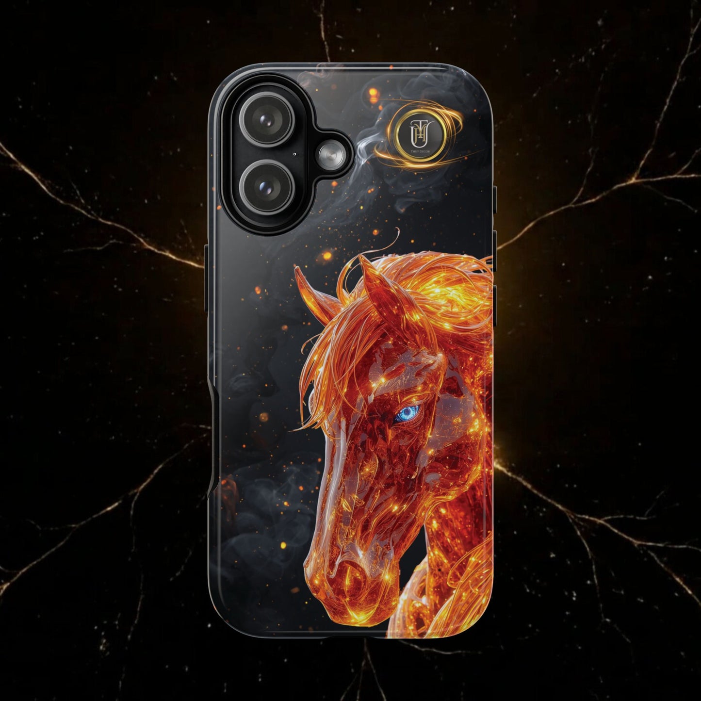 Lunar Horse 2026 Phone Case — Fiery Lucky Charm