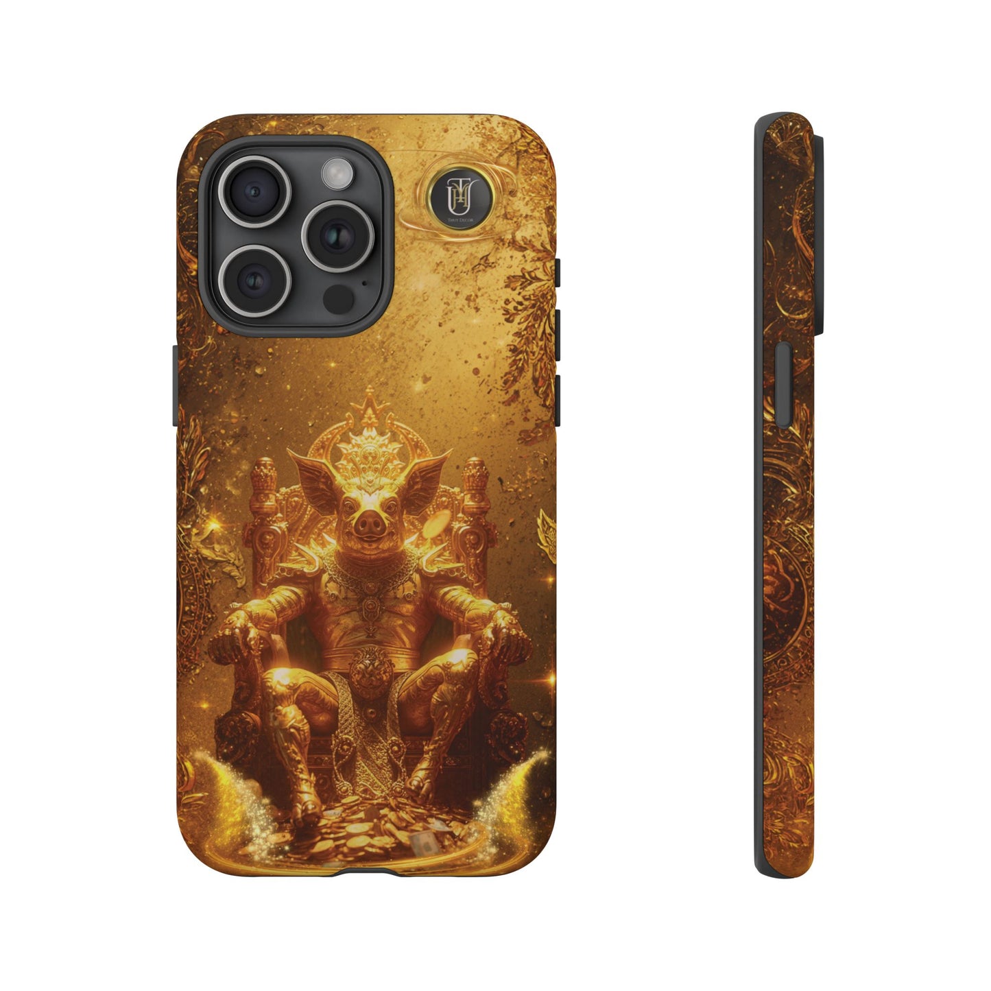 Lunar Pig Zodiac Phone Case — Fortune Totem for Wealth & Protection