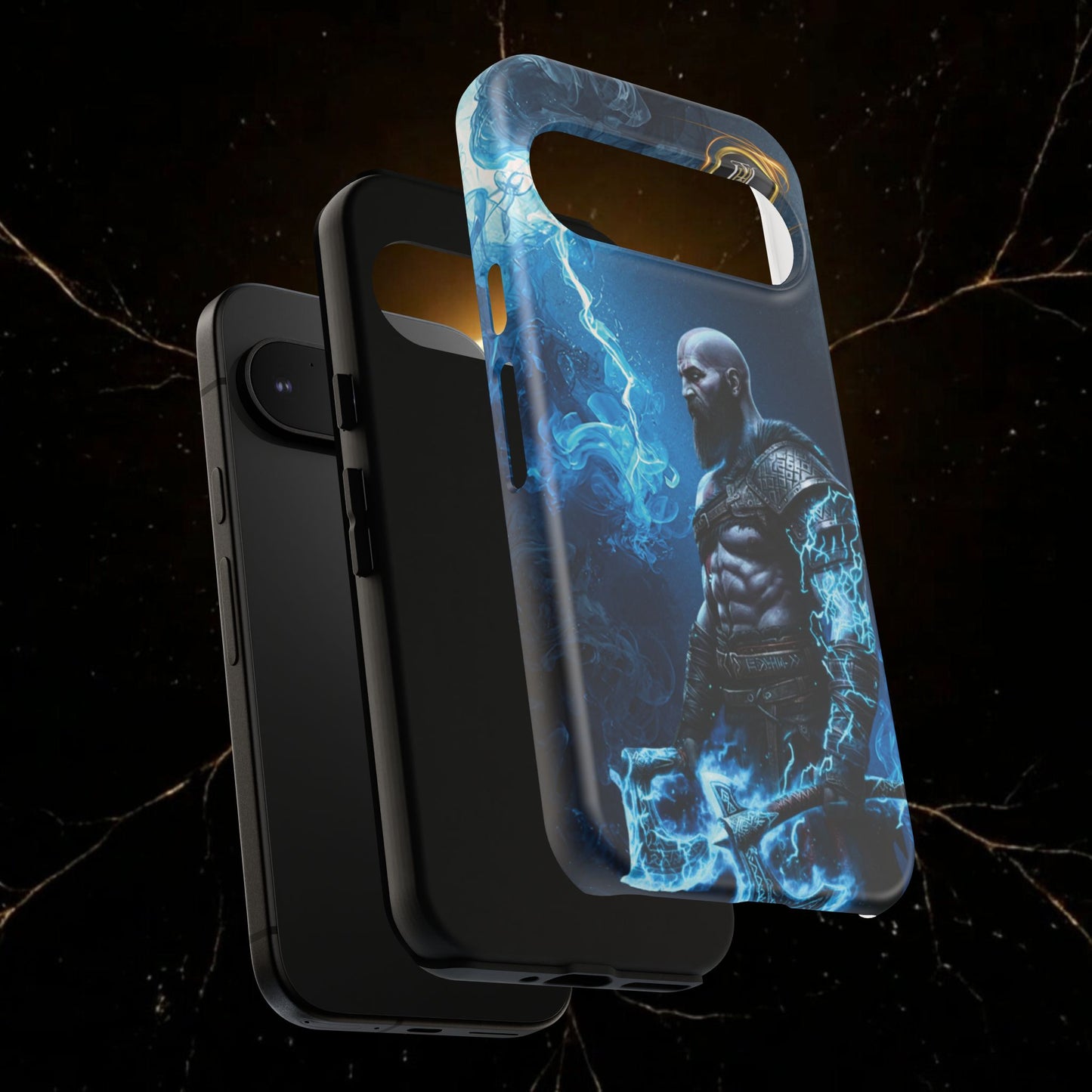Norse Warrior Phone Case — Viking Shield & Helmet Tough Cover