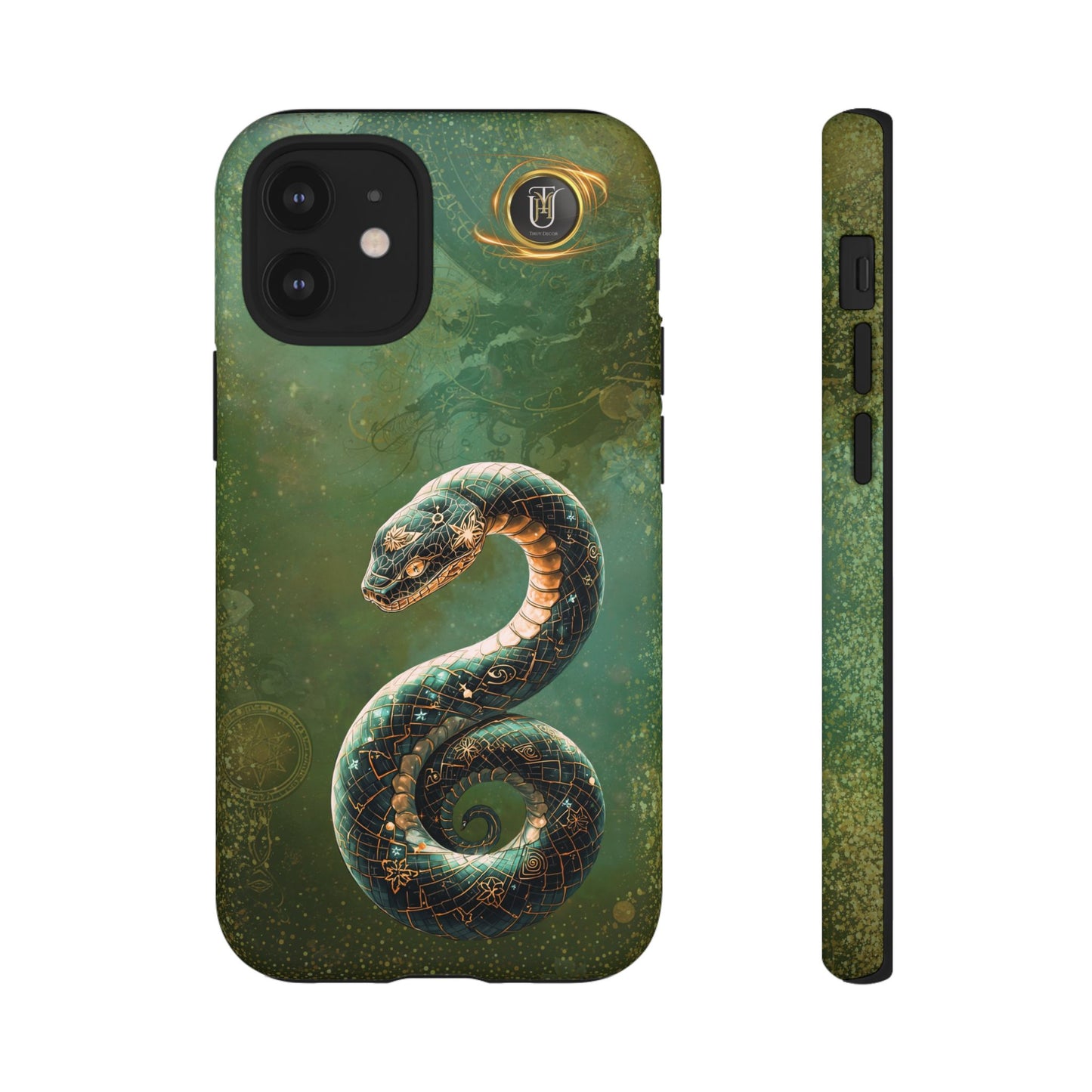Lunar Snake Phone Case — Eternity Serpent Design