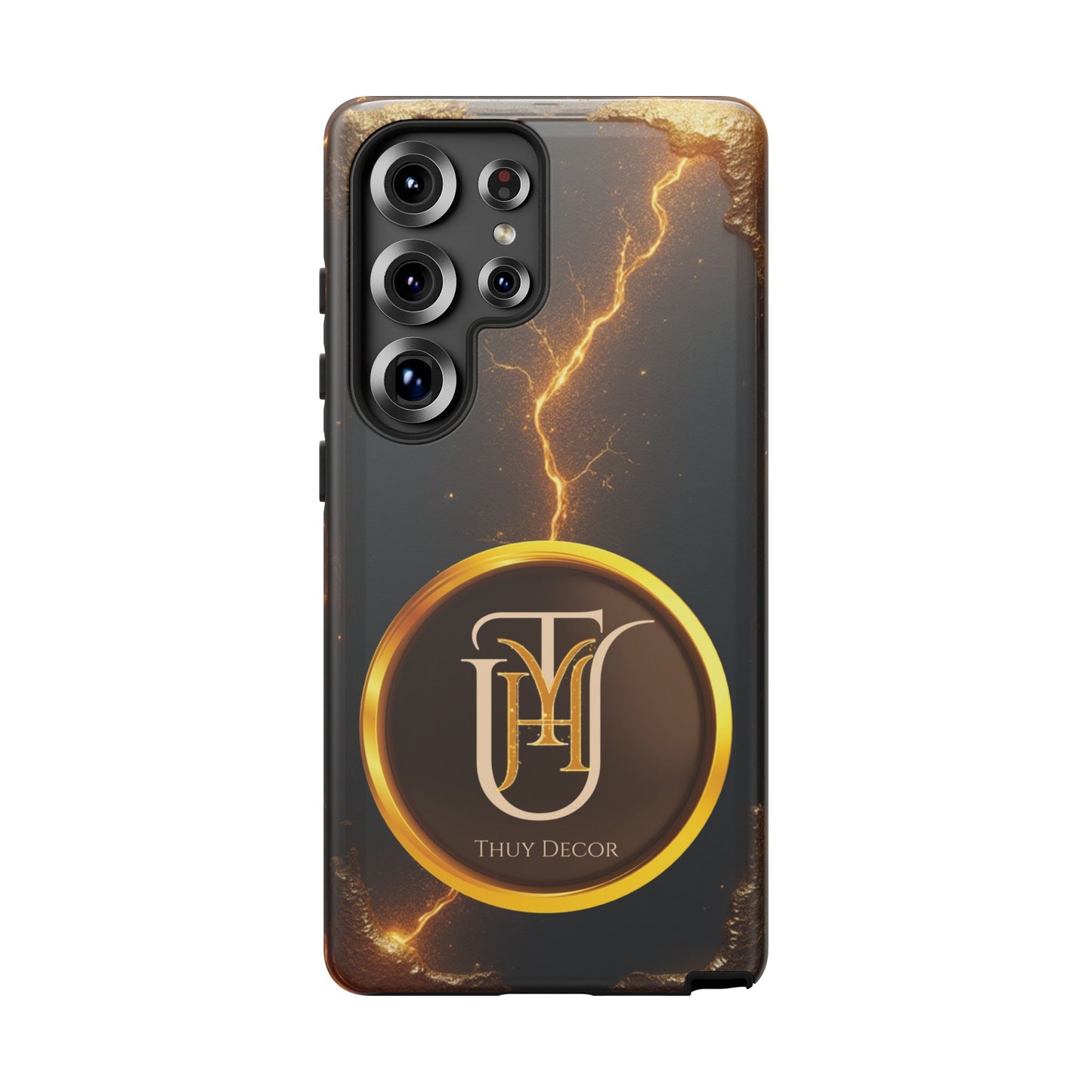 Black & Gold Luxurious Thuy Decor Brand Cover Phone Case