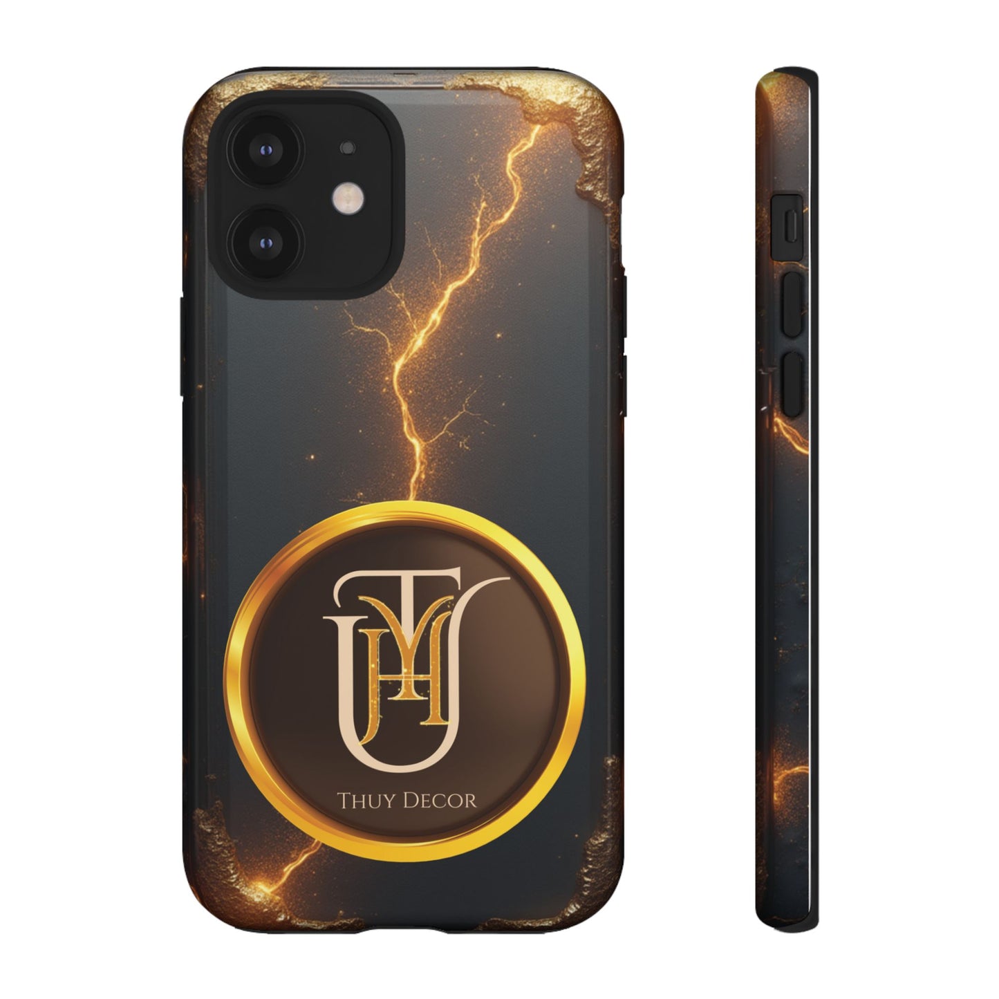 Black & Gold Luxurious Thuy Decor Brand Cover Phone Case