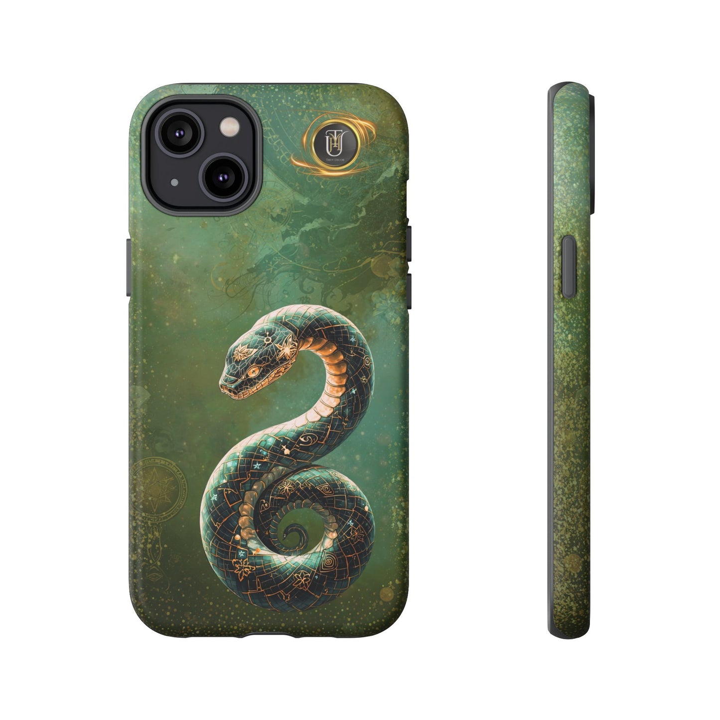 Lunar Snake Phone Case — Eternity Serpent Design