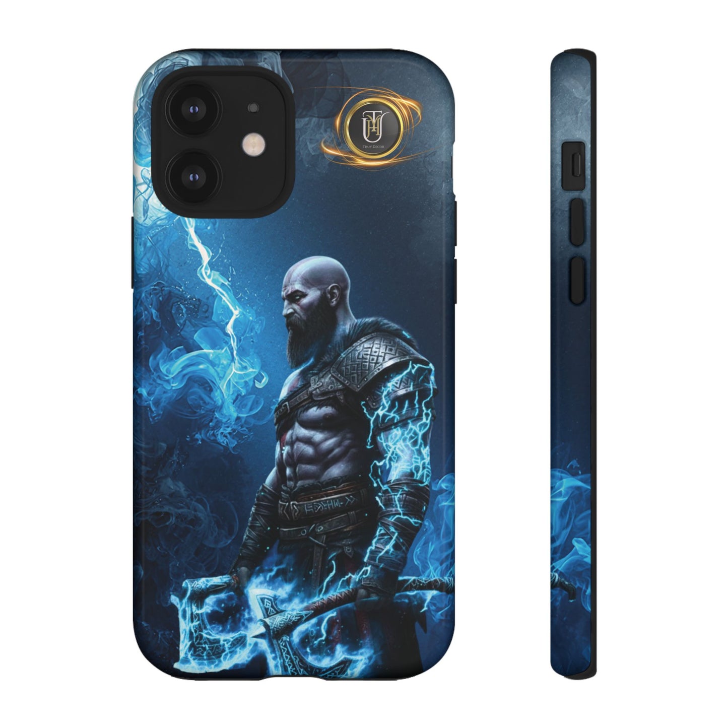 Norse Warrior Phone Case — Viking Shield & Helmet Tough Cover