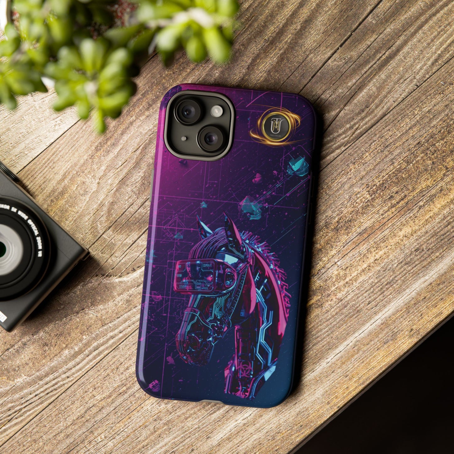Cyber Lunar Horse Tough Case — Quantum P Phone Cover