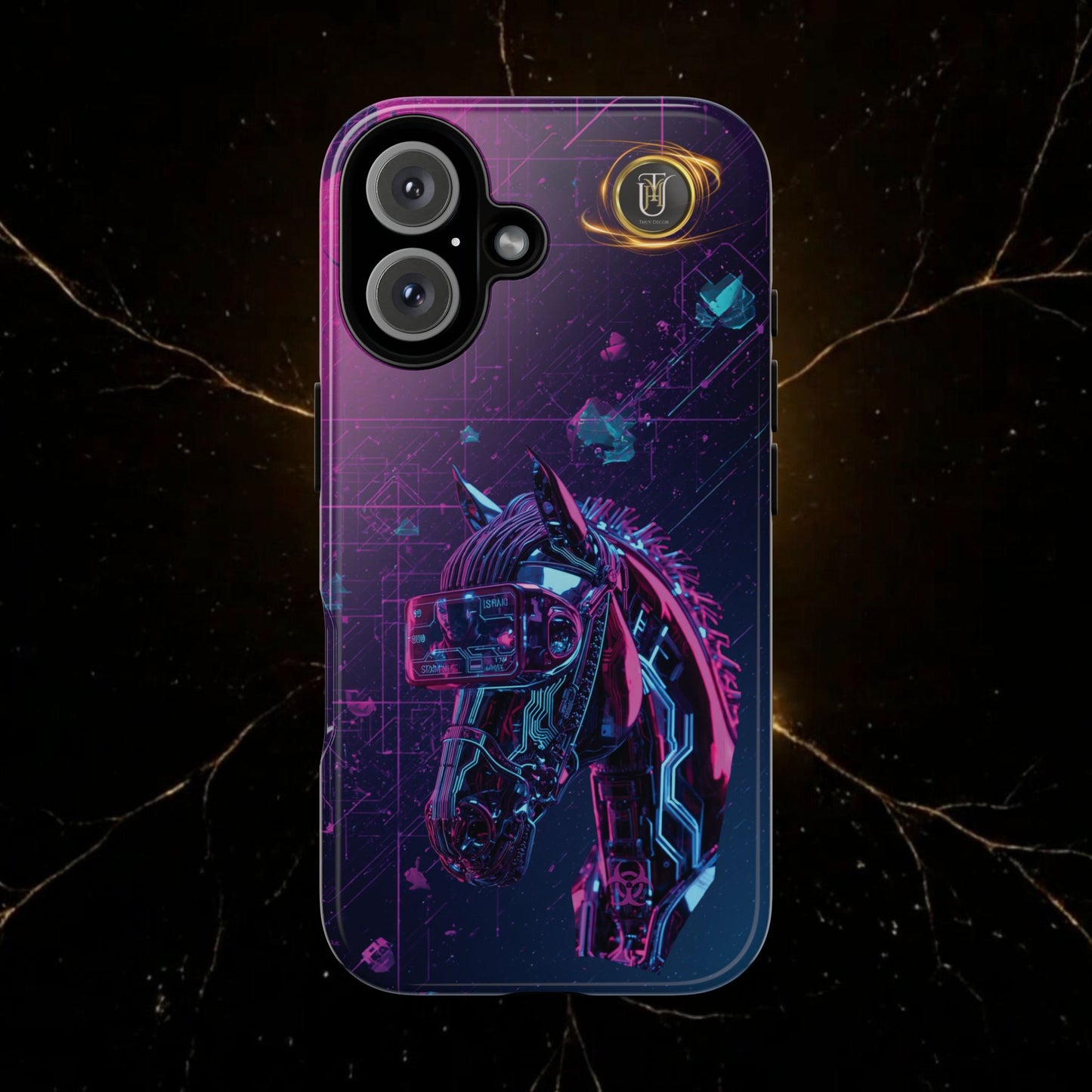 Cyber Lunar Horse Tough Case — Quantum P Phone Cover