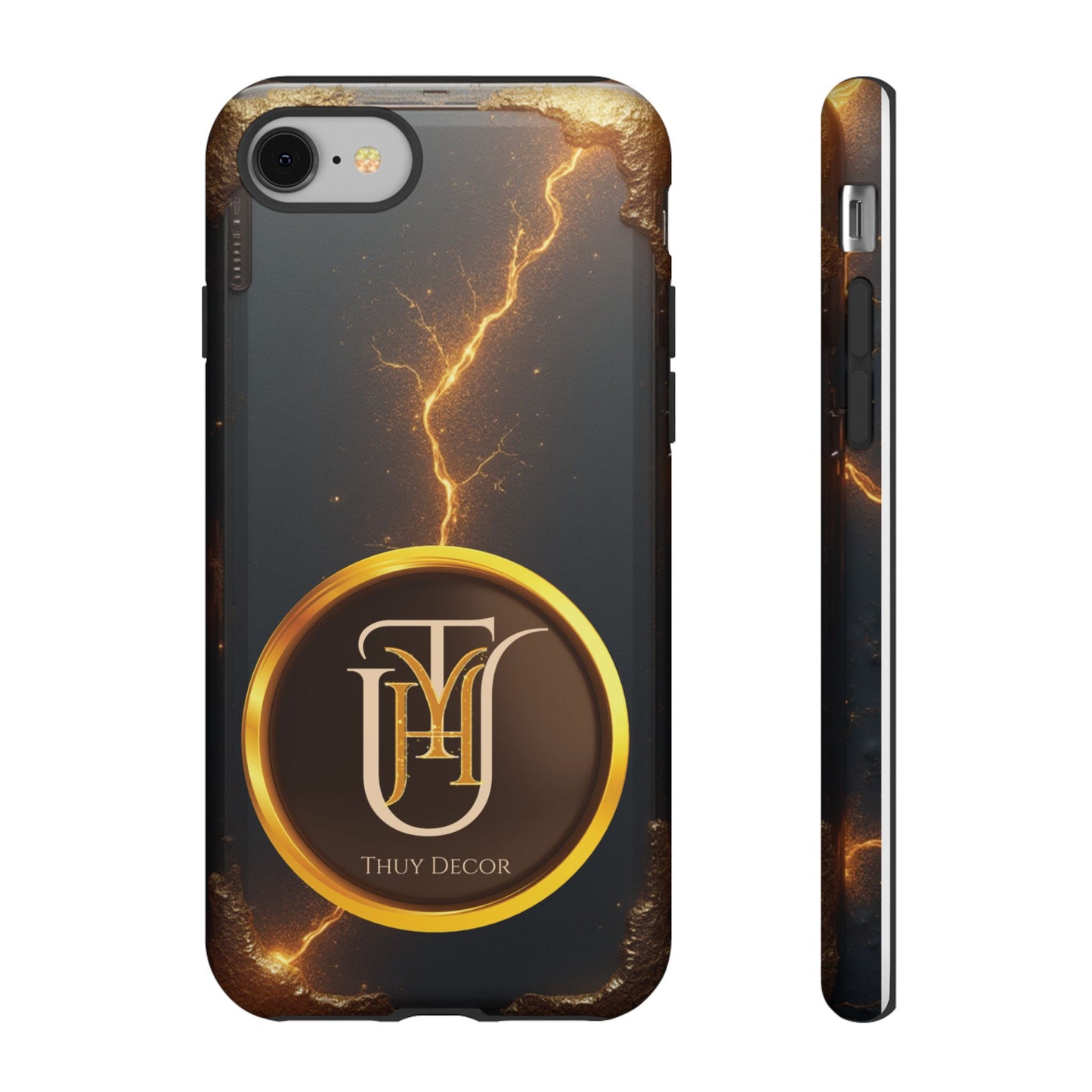 Black & Gold Luxurious Thuy Decor Brand Cover Phone Case