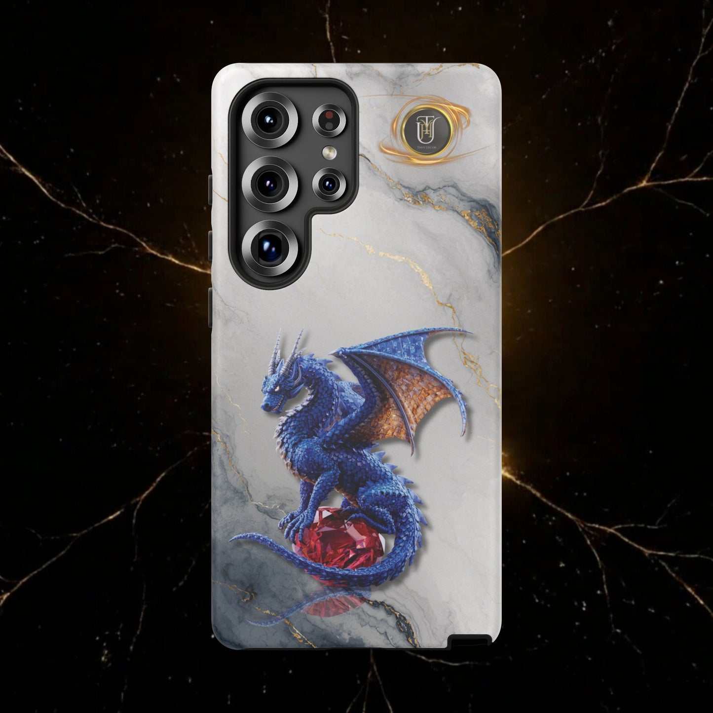 Lapis Dragon Gem Guardian Phone Case