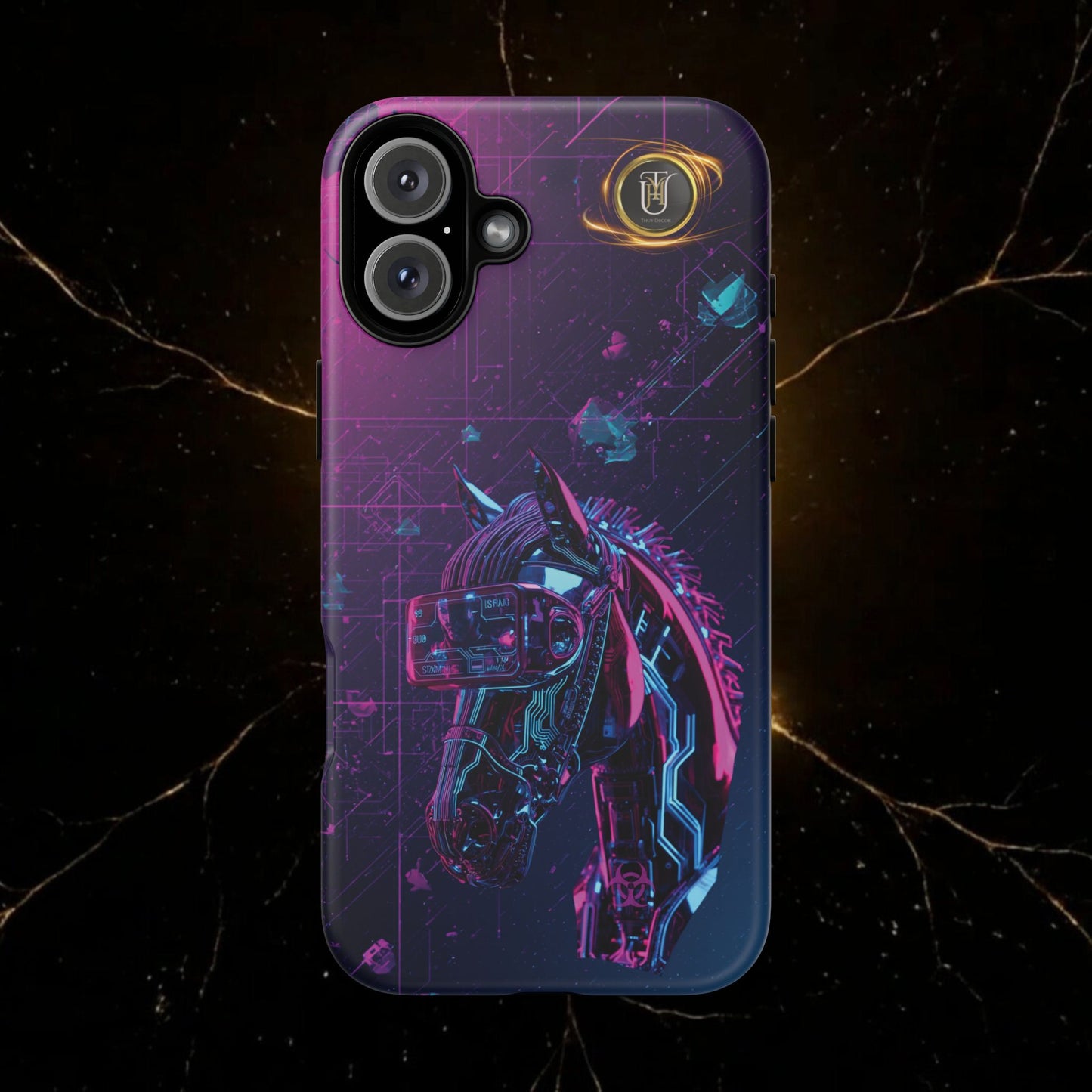 Cyber Lunar Horse Tough Case — Quantum P Phone Cover