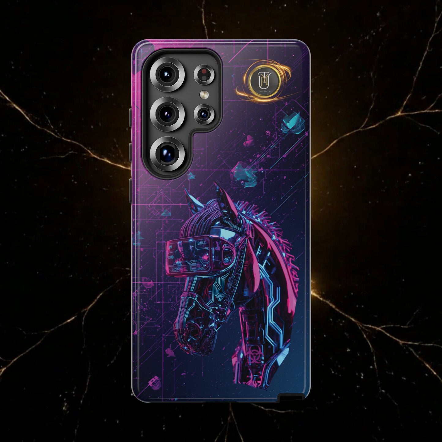 Cyber Lunar Horse Tough Case — Quantum P Phone Cover