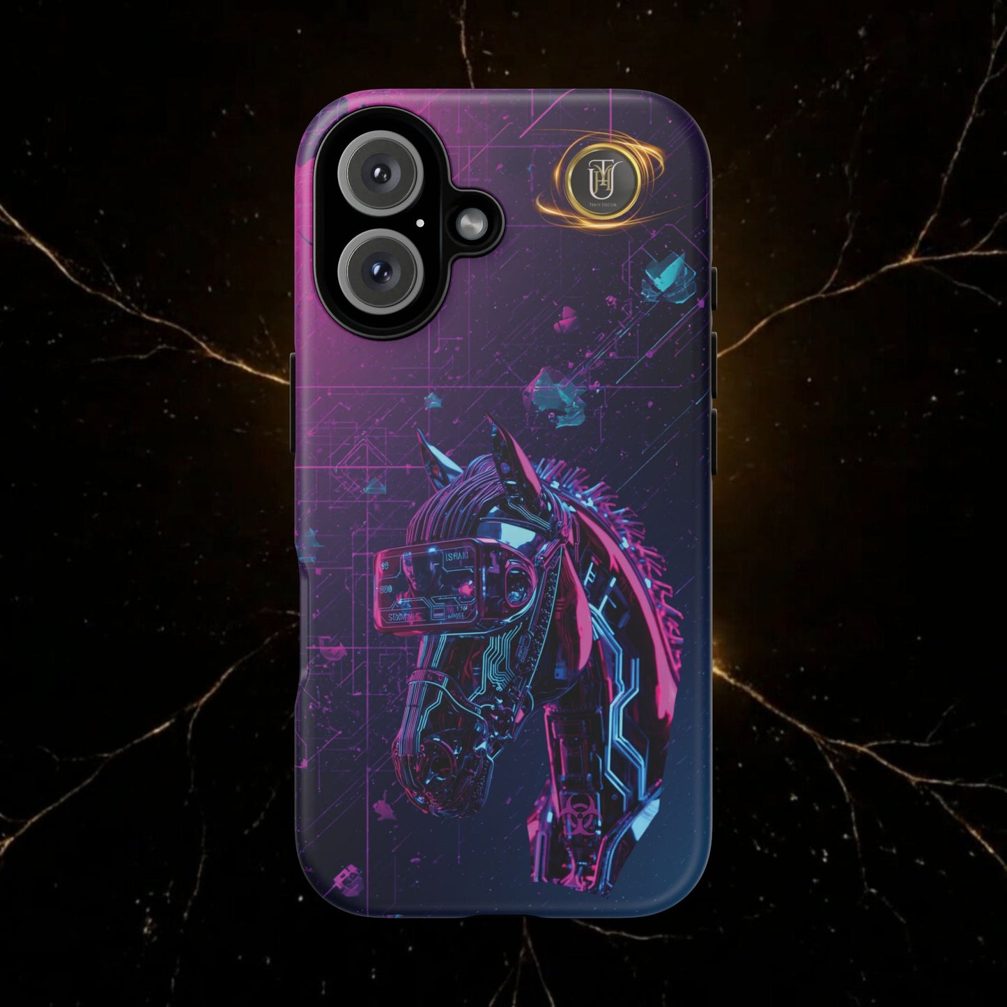 Cyber Lunar Horse Tough Case — Quantum P Phone Cover