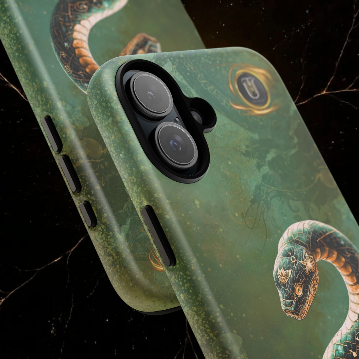 Lunar Snake Phone Case — Eternity Serpent Design