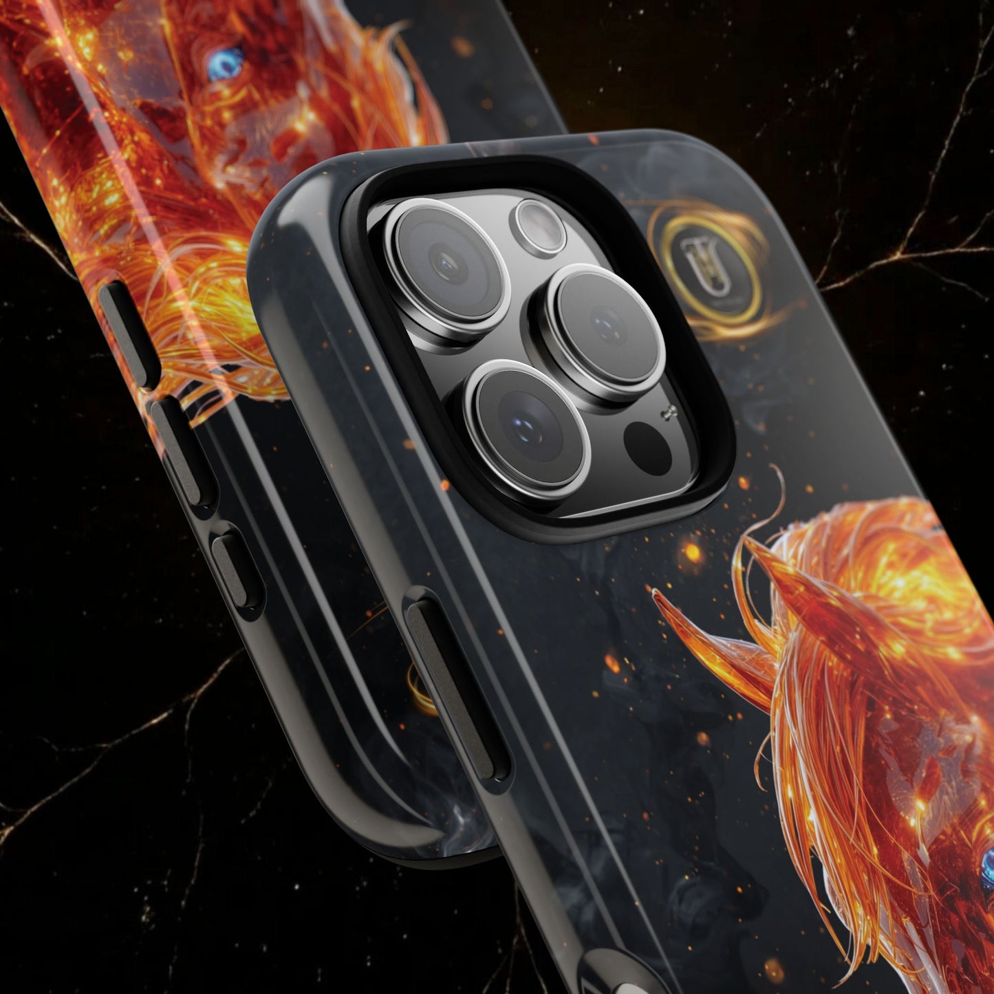 Lunar Horse 2026 Phone Case — Fiery Lucky Charm