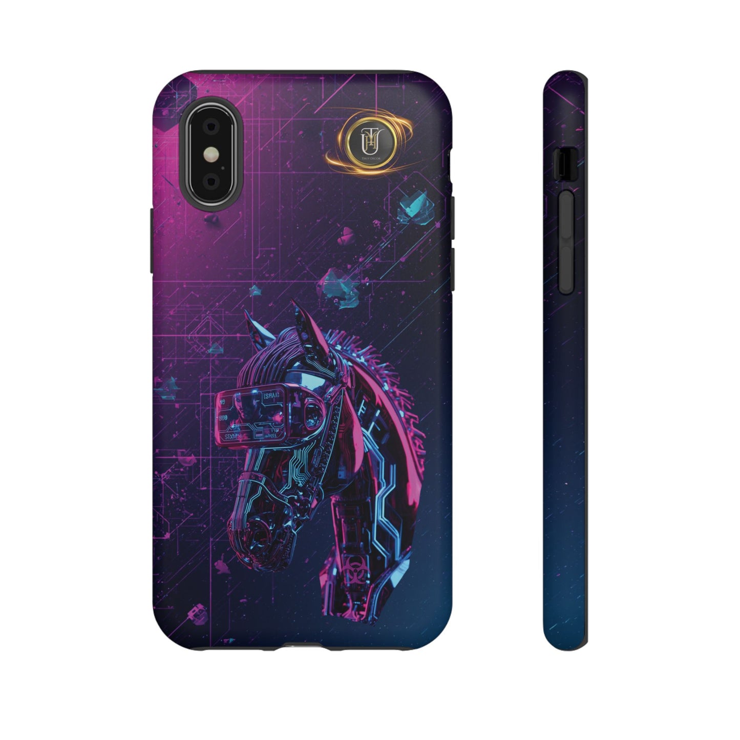Cyber Lunar Horse Tough Case — Quantum P Phone Cover