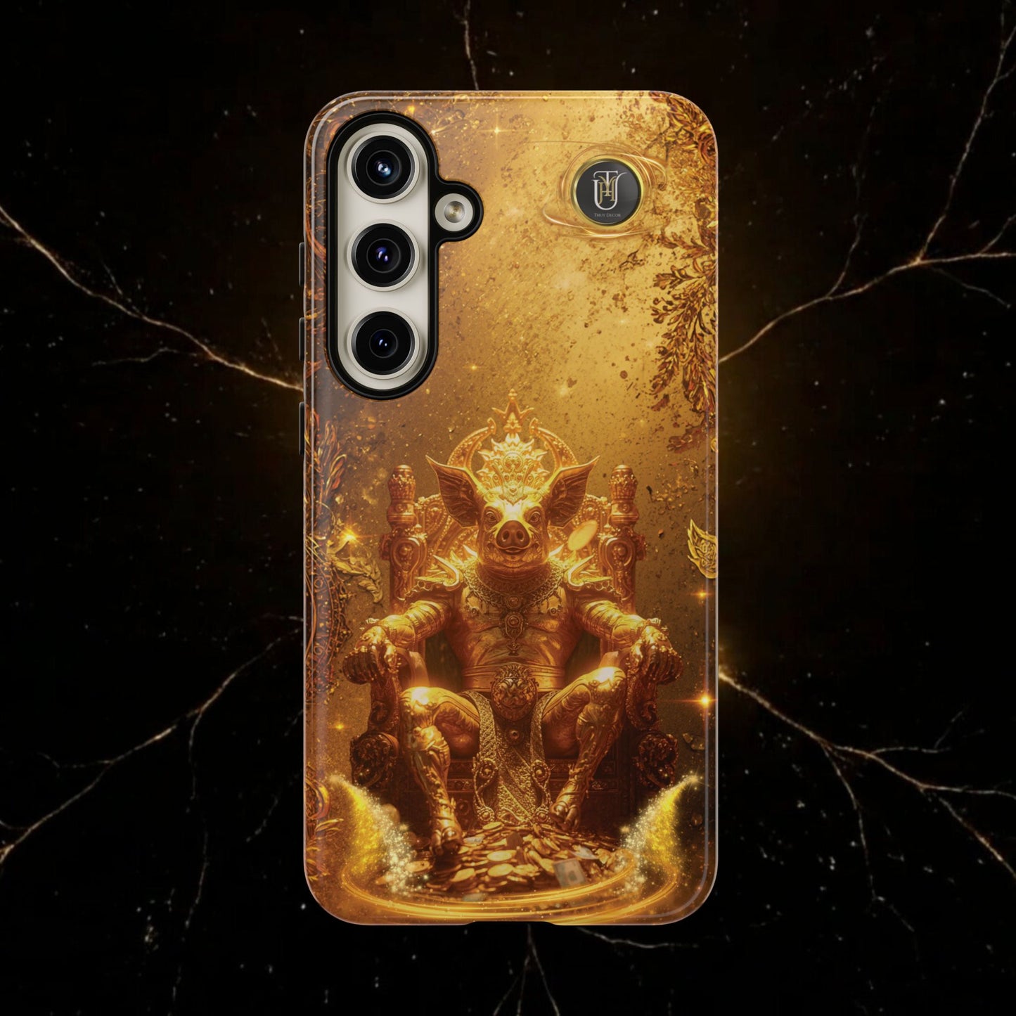 Lunar Pig Zodiac Phone Case — Fortune Totem for Wealth & Protection
