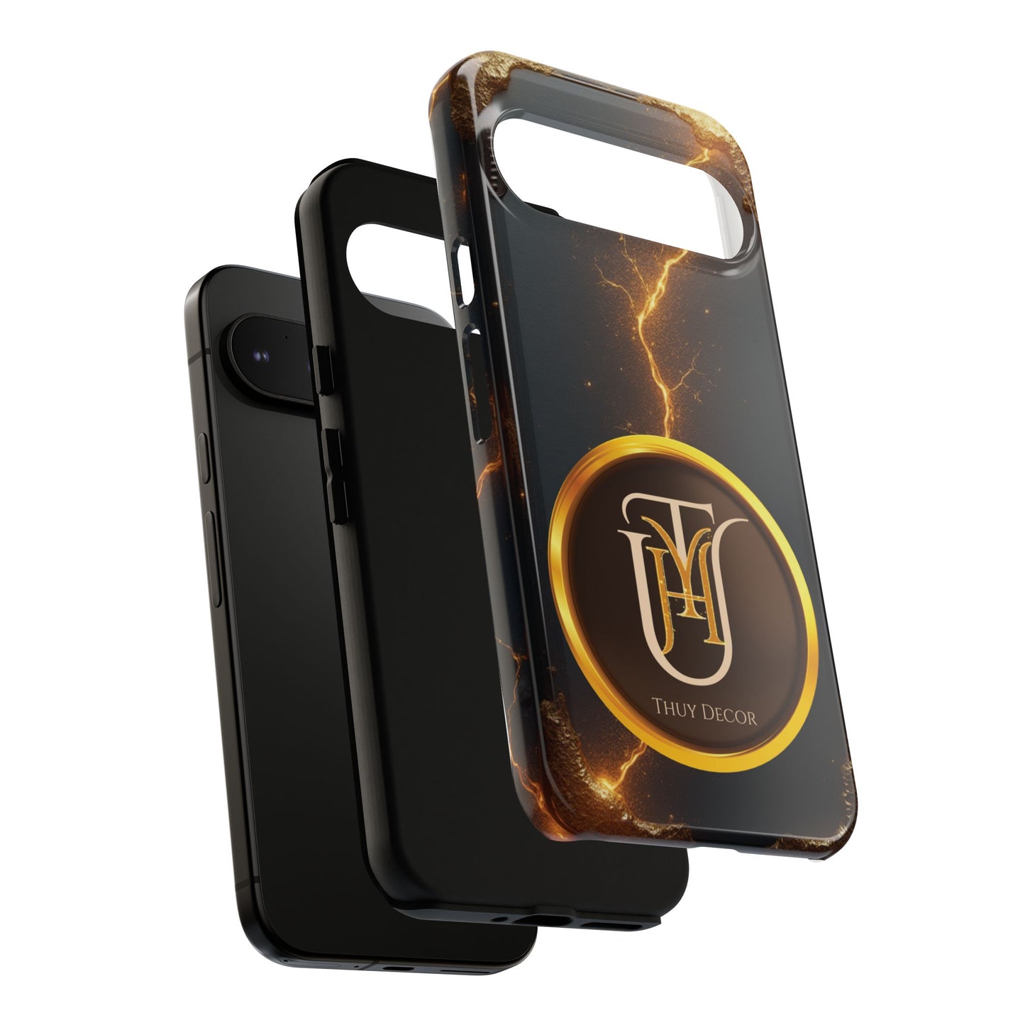 Black & Gold Luxurious Thuy Decor Brand Cover Phone Case