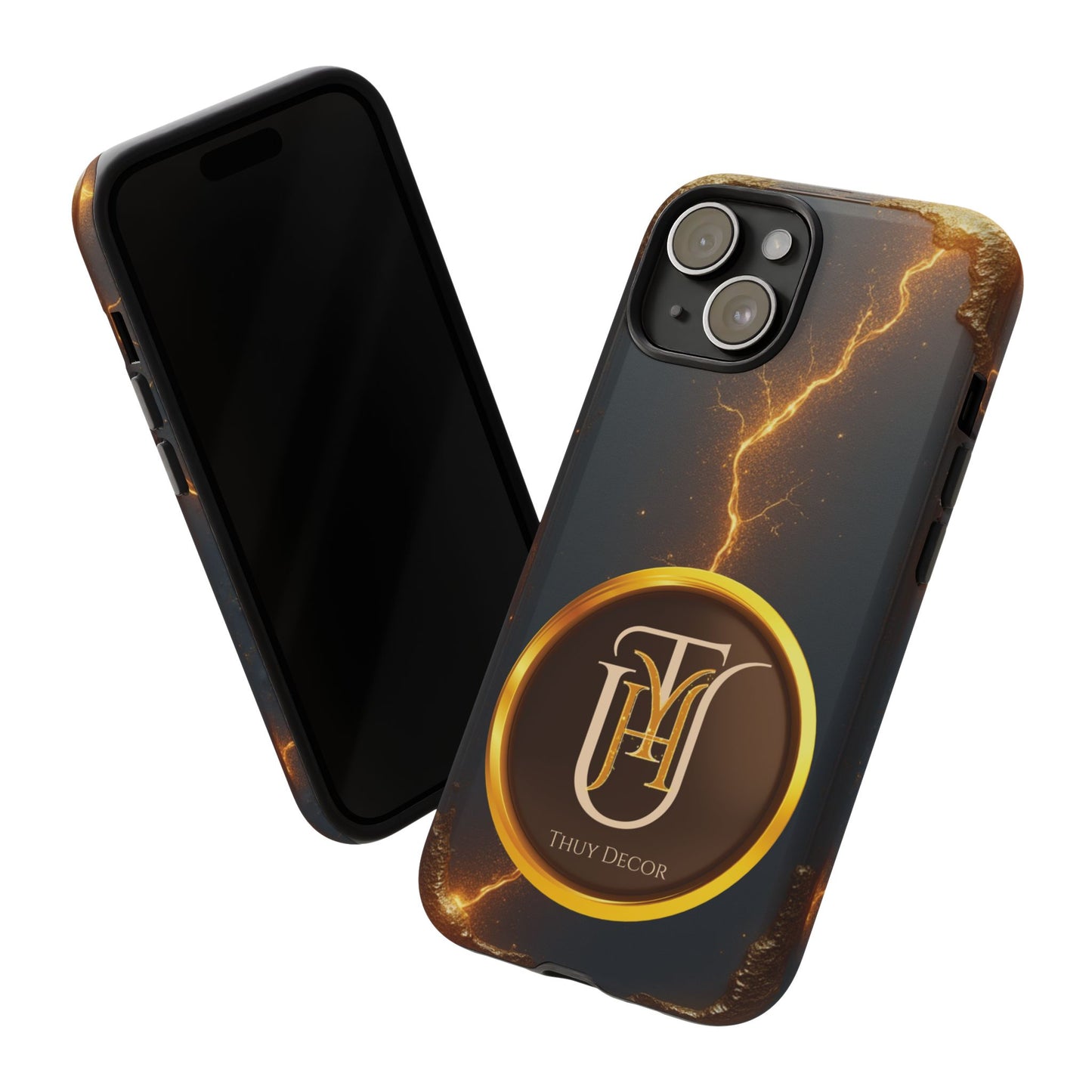 Black & Gold Luxurious Thuy Decor Brand Cover Phone Case