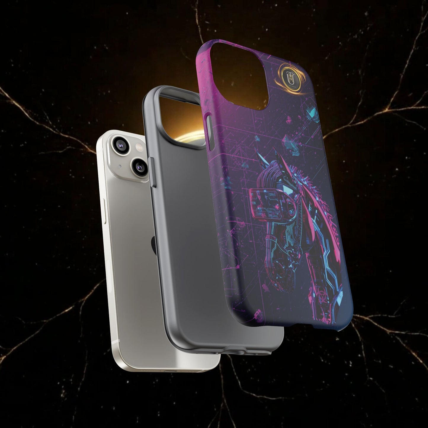 Cyber Lunar Horse Tough Case — Quantum P Phone Cover