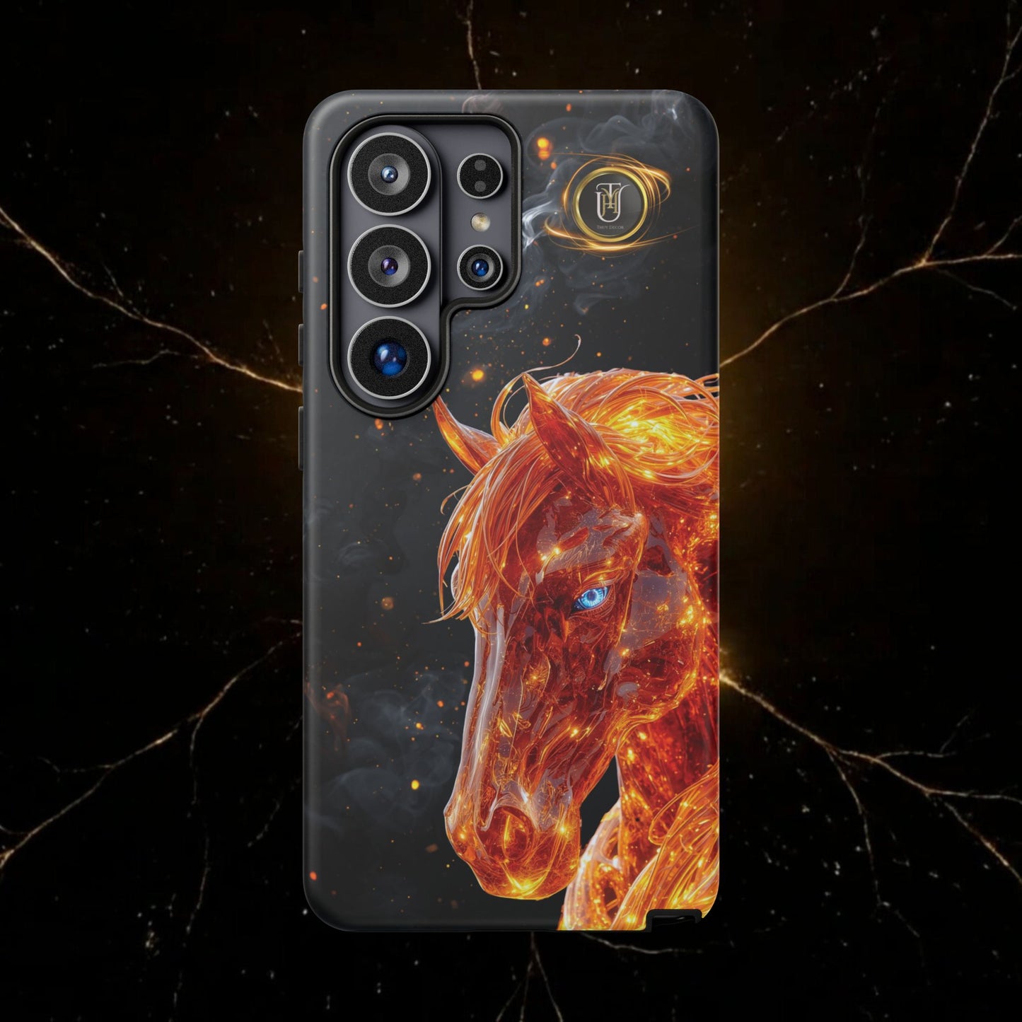 Lunar Horse 2026 Phone Case — Fiery Lucky Charm