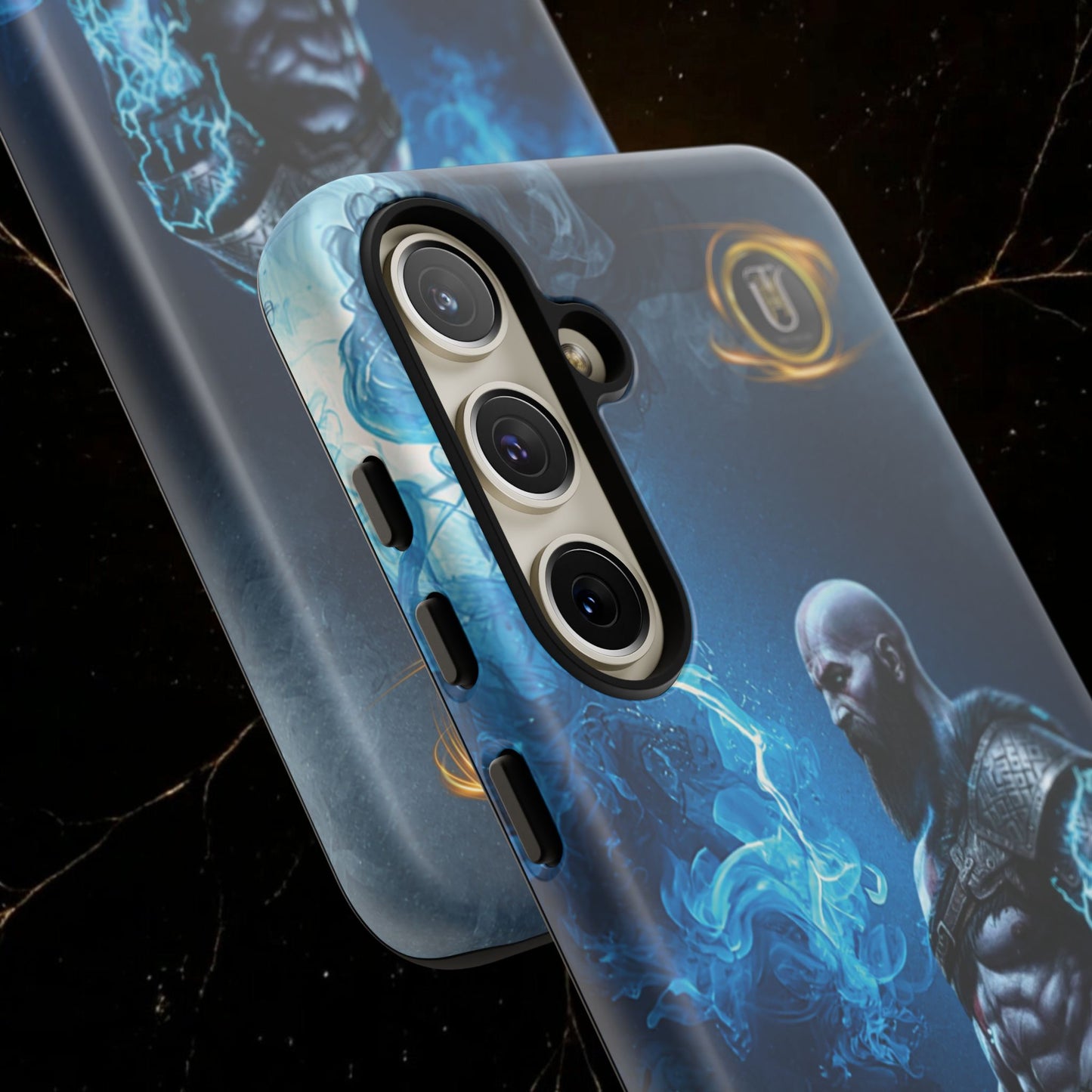 Norse Warrior Phone Case — Viking Shield & Helmet Tough Cover