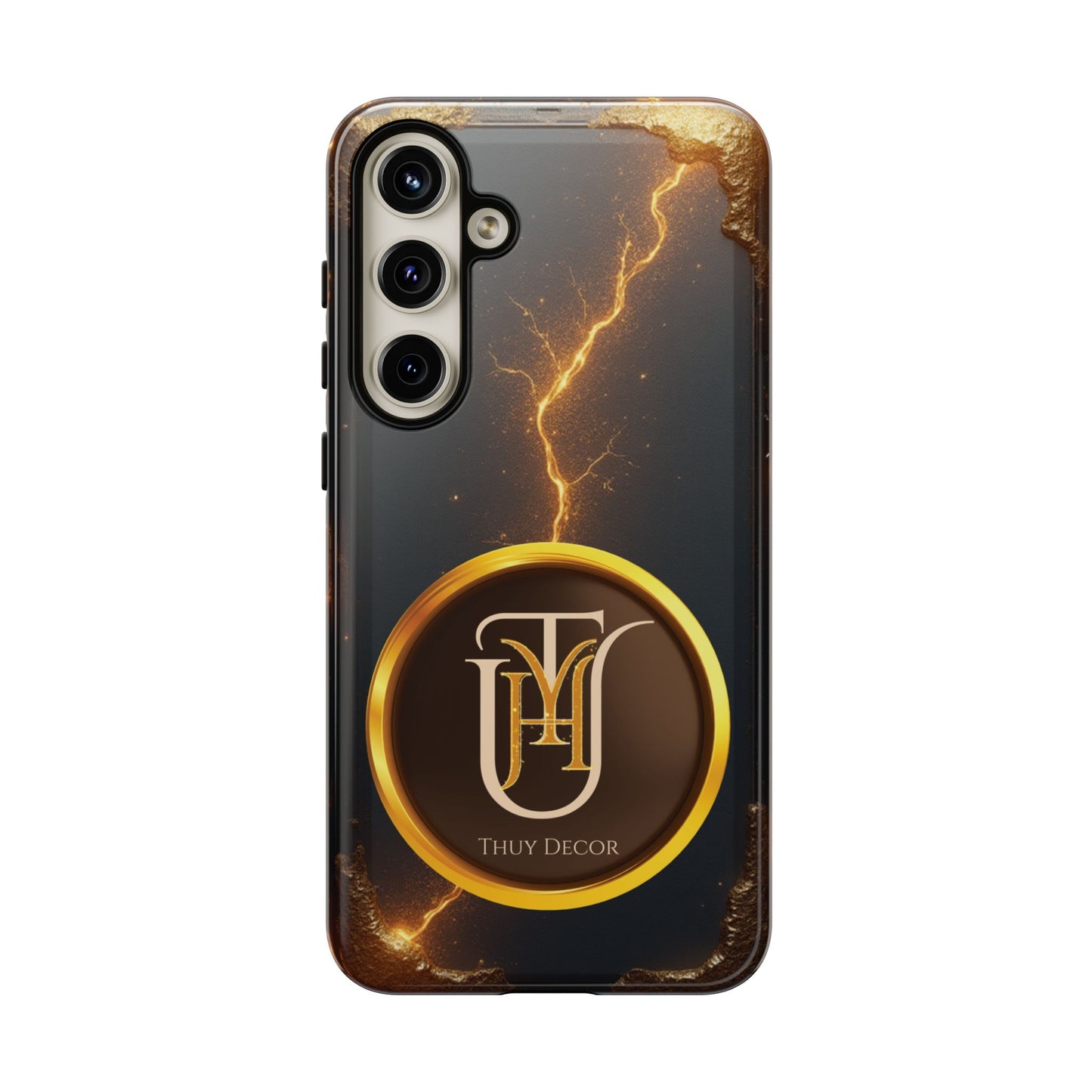 Black & Gold Luxurious Thuy Decor Brand Cover Phone Case