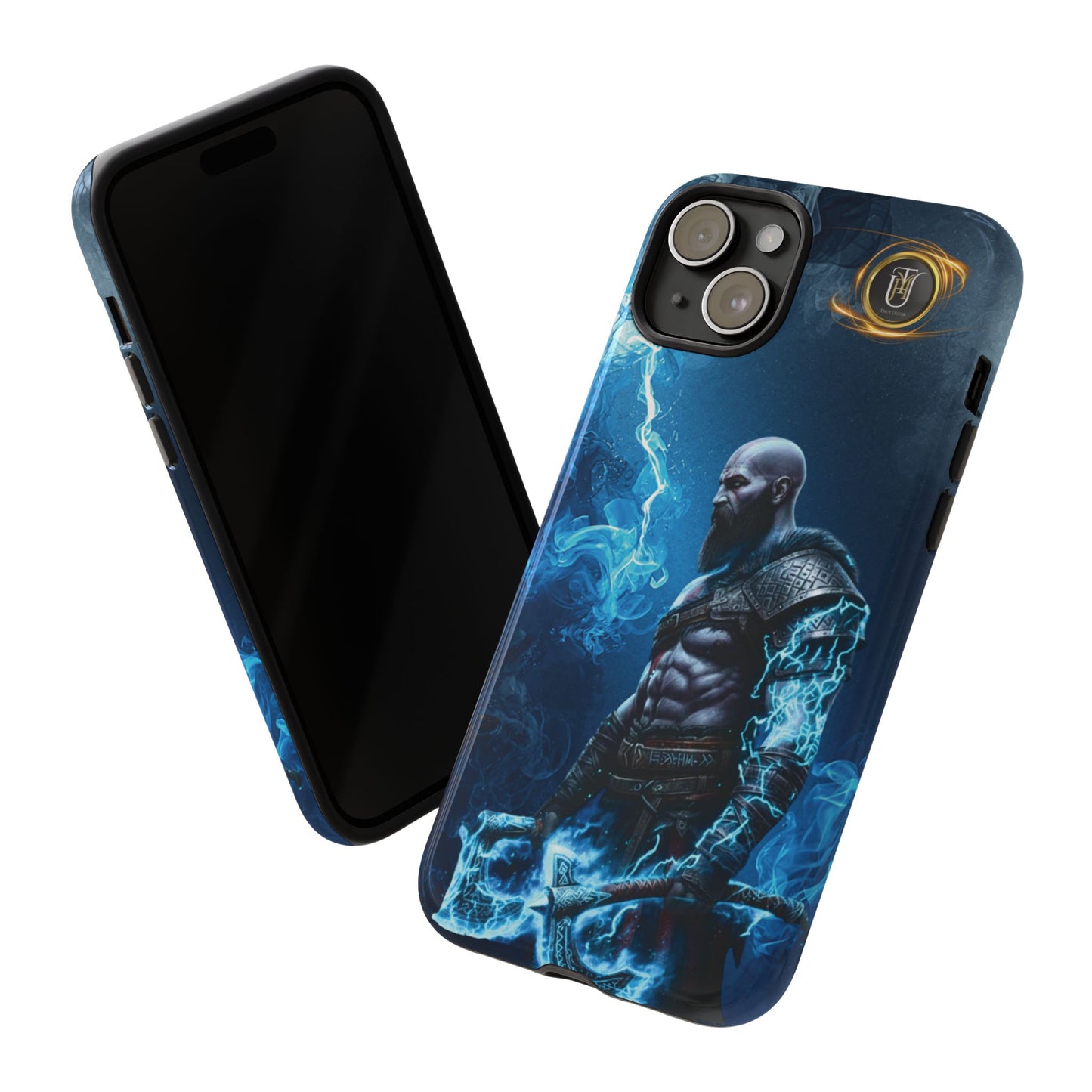 Norse Warrior Phone Case — Viking Shield & Helmet Tough Cover
